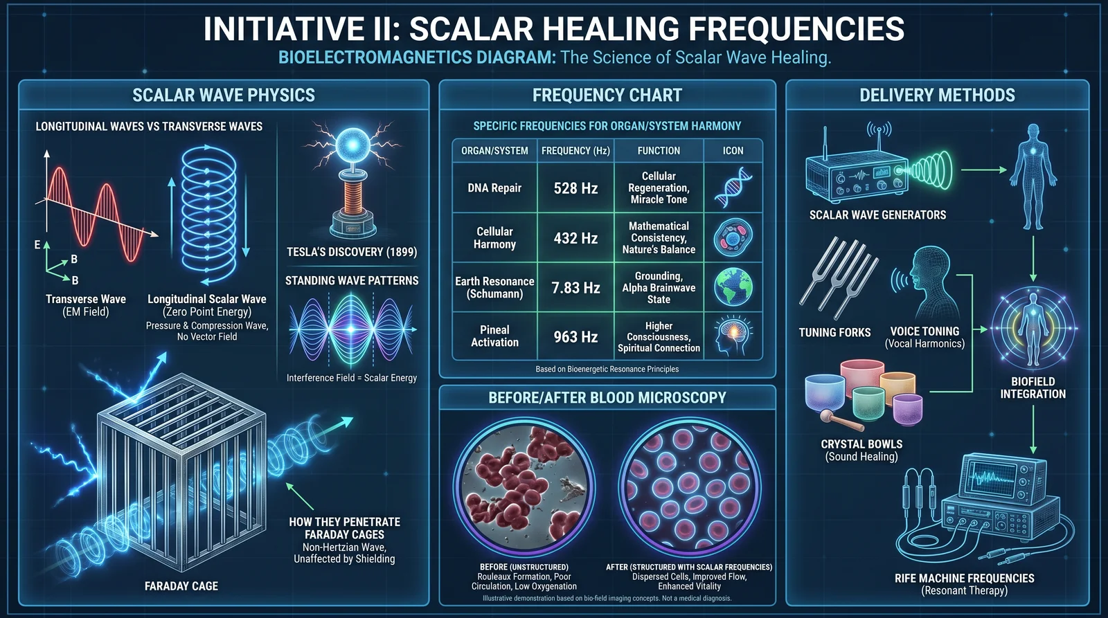 Initiative II: Scalar Healing Frequencies
