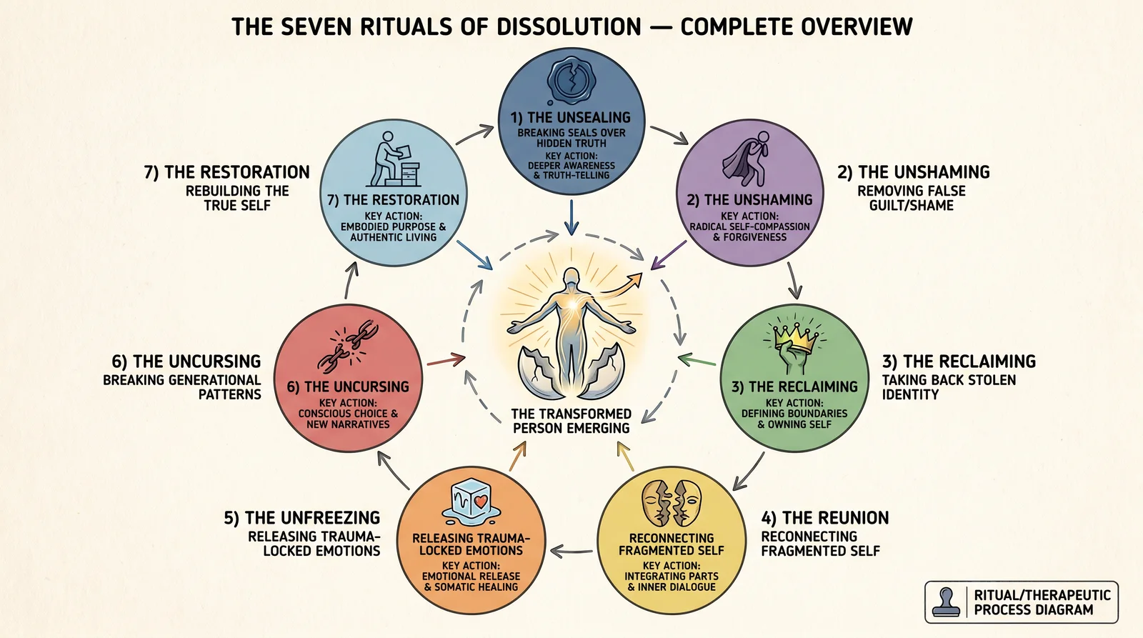 The Seven Rituals of Dissolution — Complete Overview