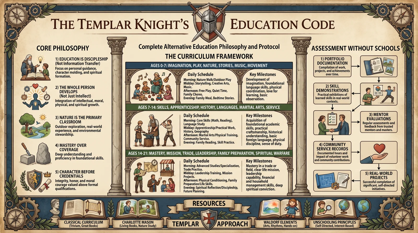 The Templar Knight's Education Code