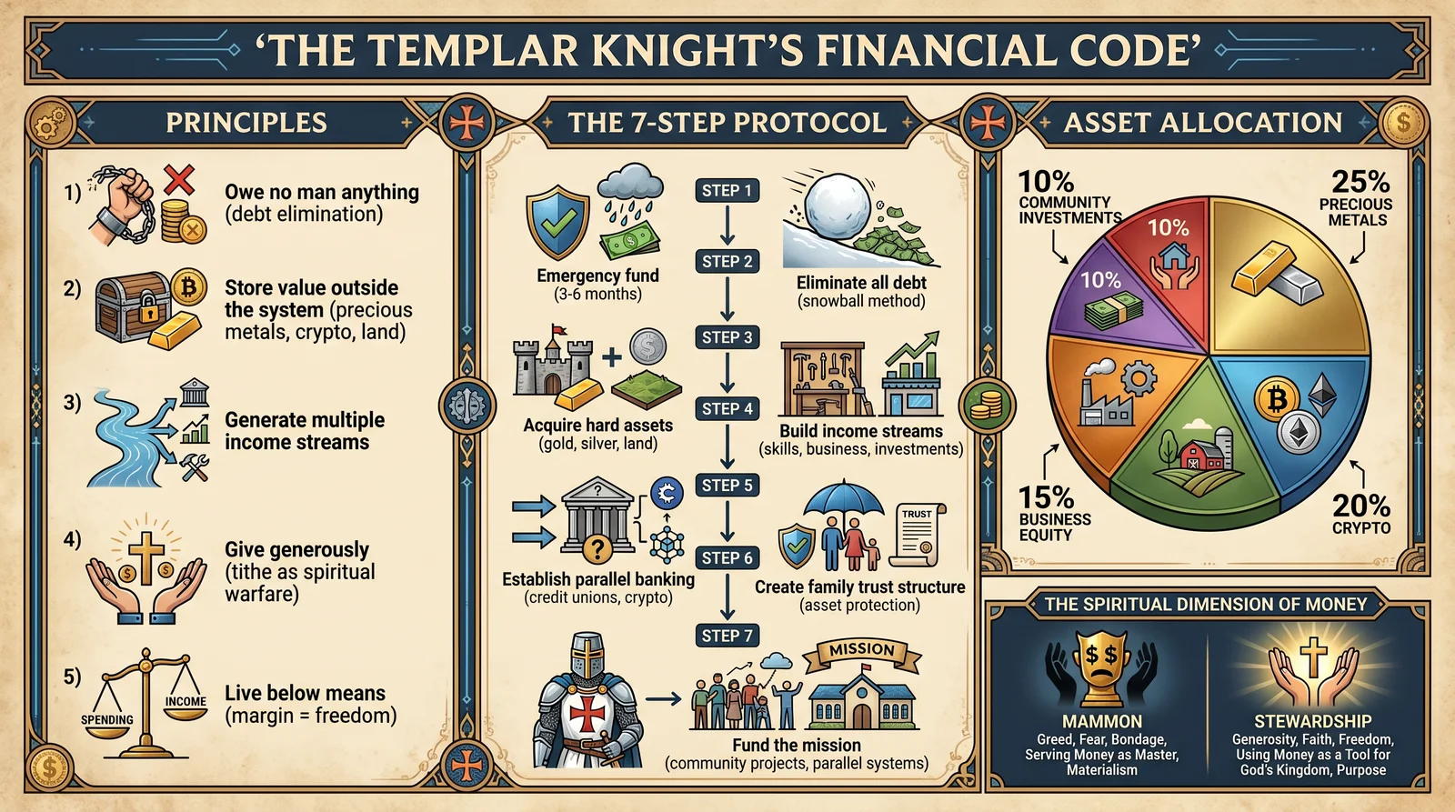 The Templar Knight's Financial Code