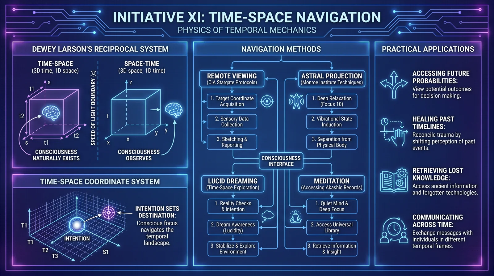 Initiative XI: Time-Space Navigation