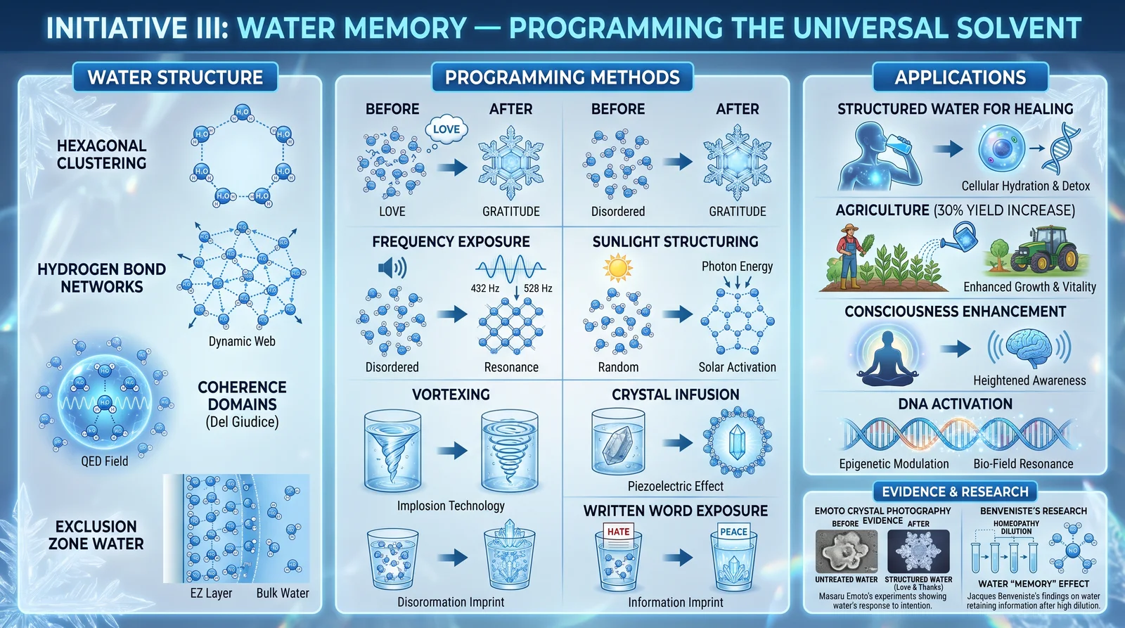 Initiative III: Water Memory — Programming the Universal Solvent