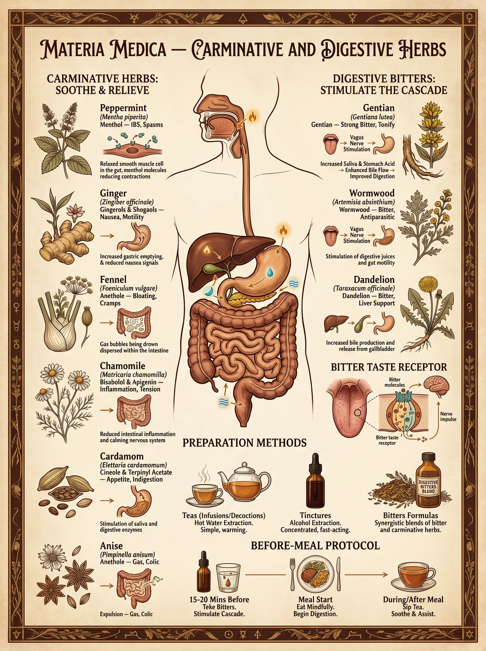 Carminative and Digestive Herbs