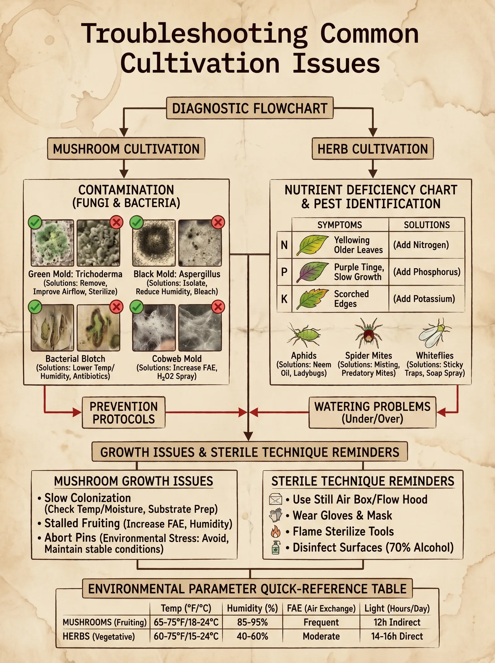 Cultivation Troubleshooting Guide