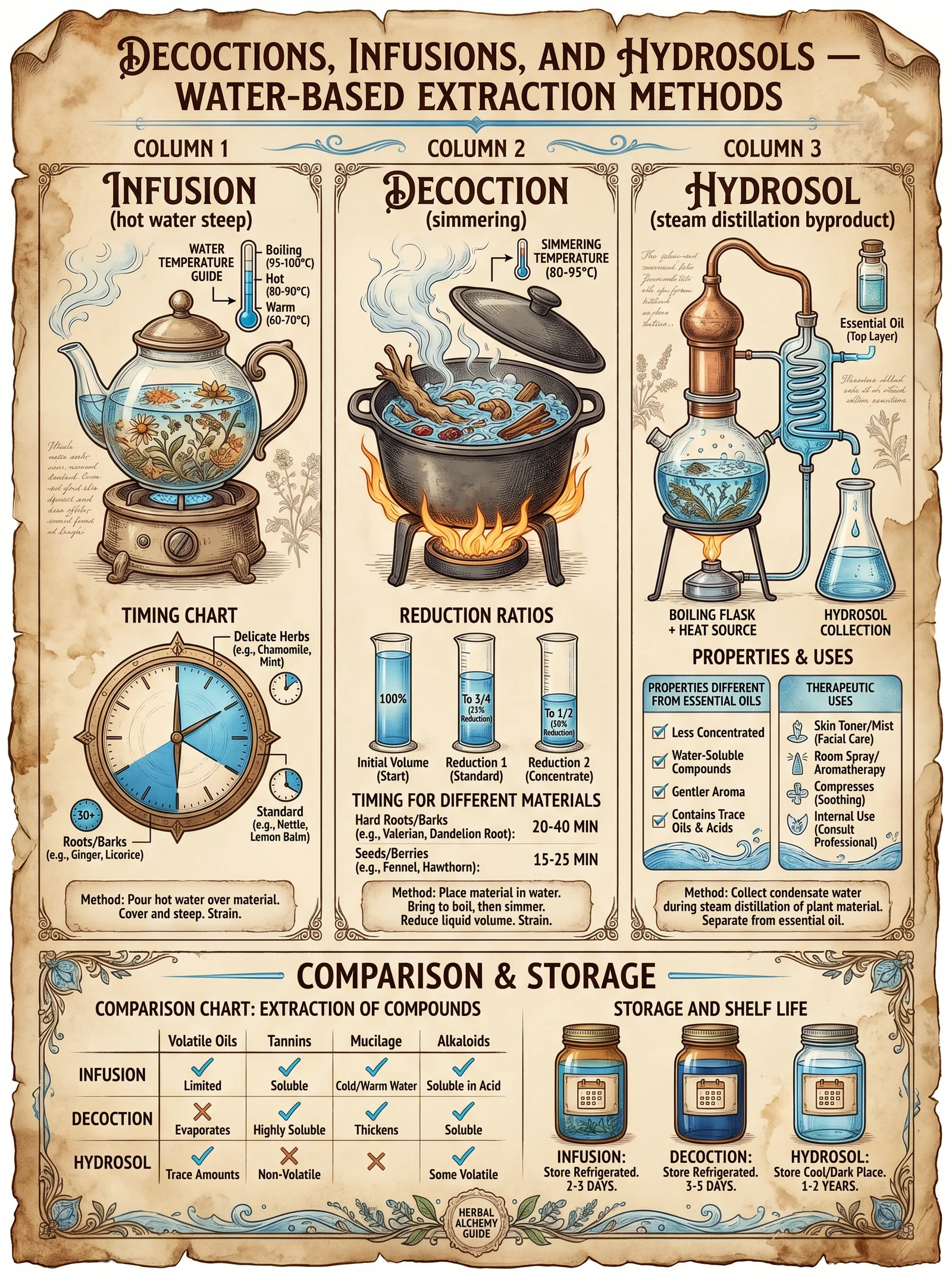 Water-Based Extraction Methods