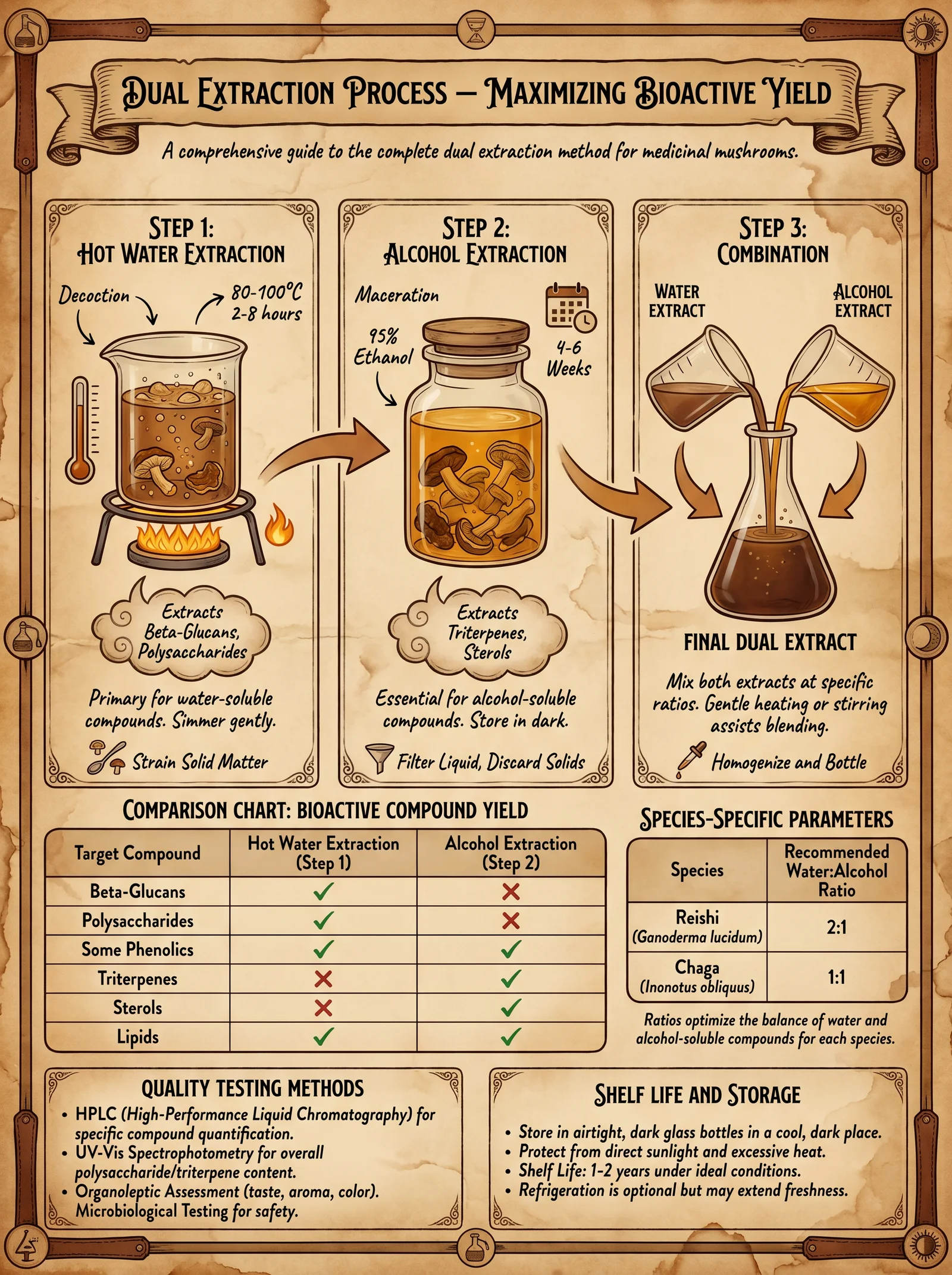 Dual Extraction Process