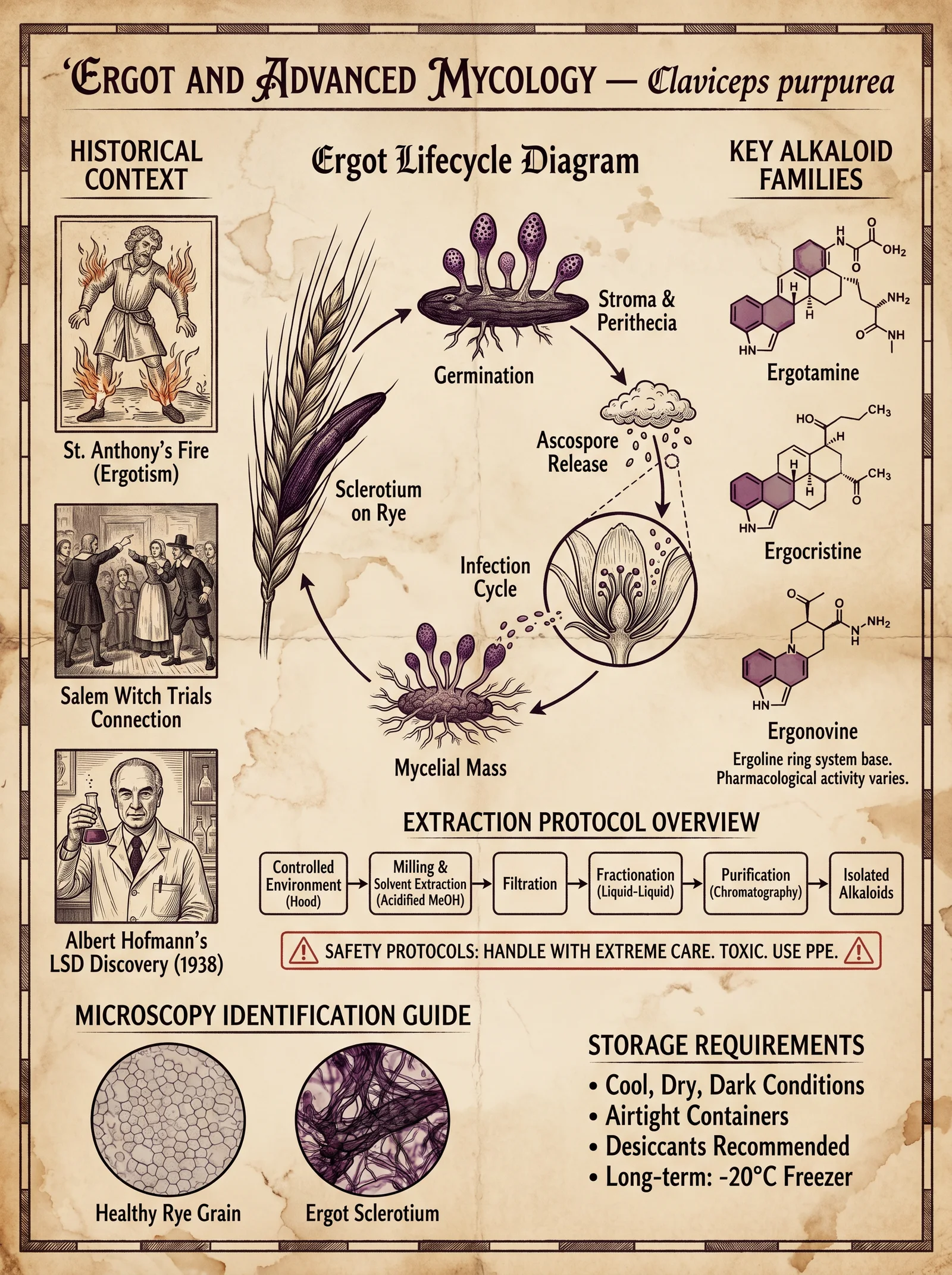Ergot and Advanced Mycology