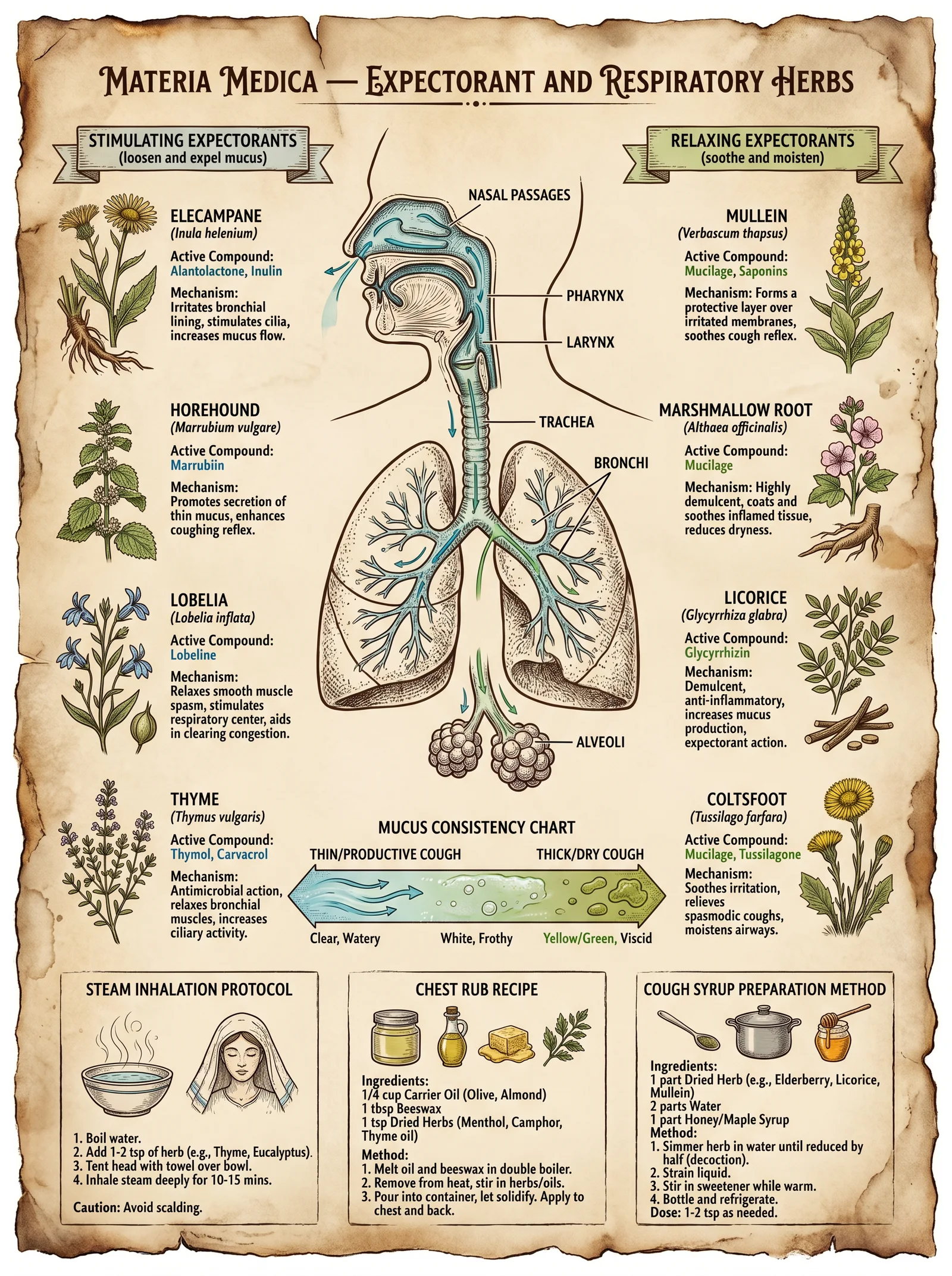 Expectorant and Respiratory Herbs