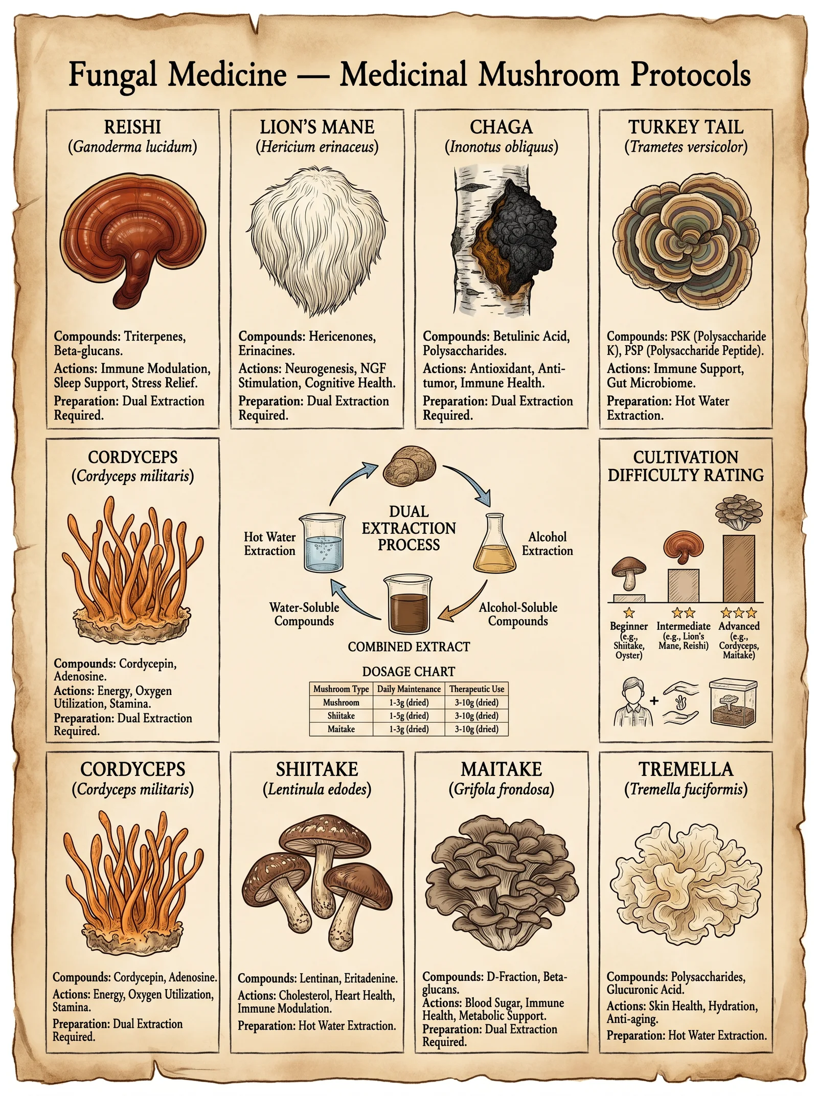 Medicinal Mushroom Protocols