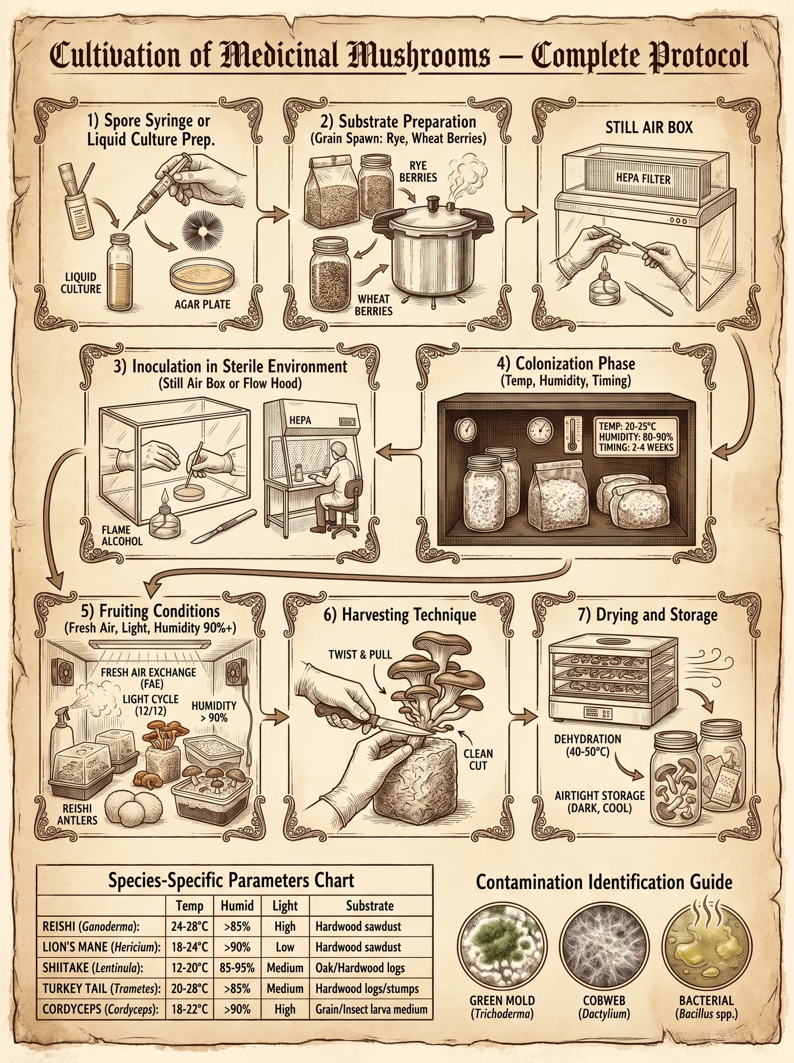 Medicinal Mushroom Cultivation
