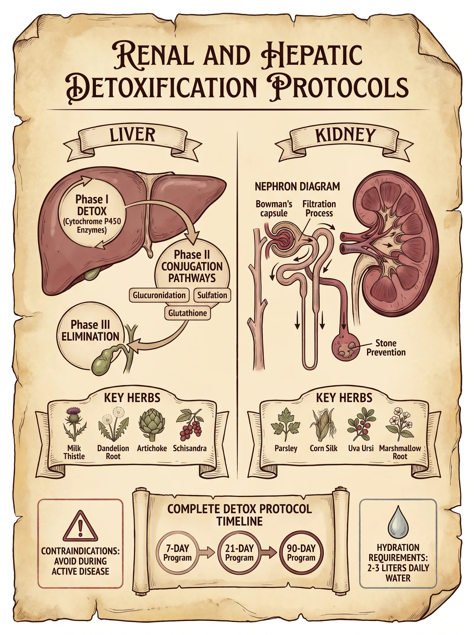 Renal and Hepatic Detoxification