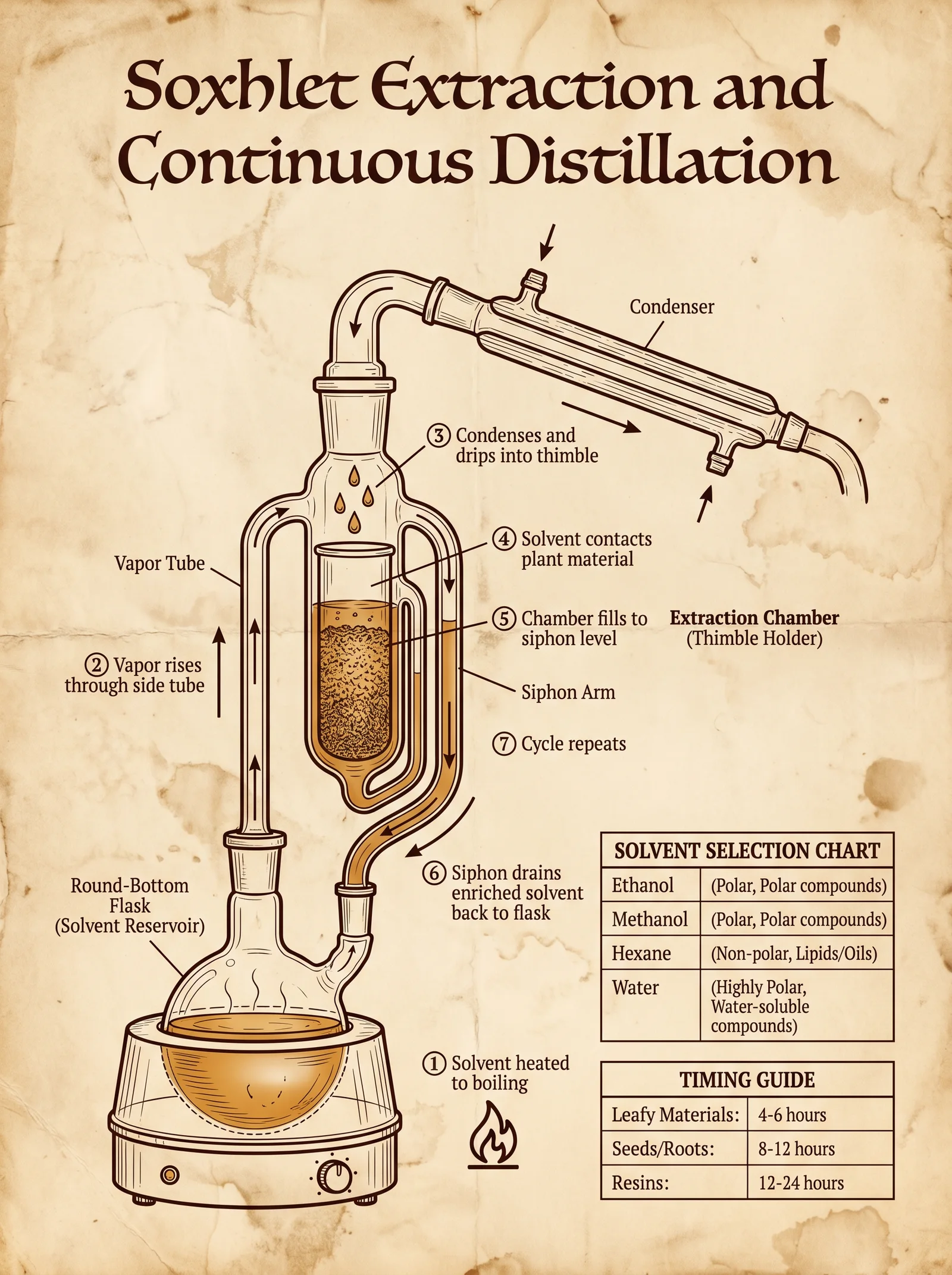 Soxhlet Extraction Apparatus