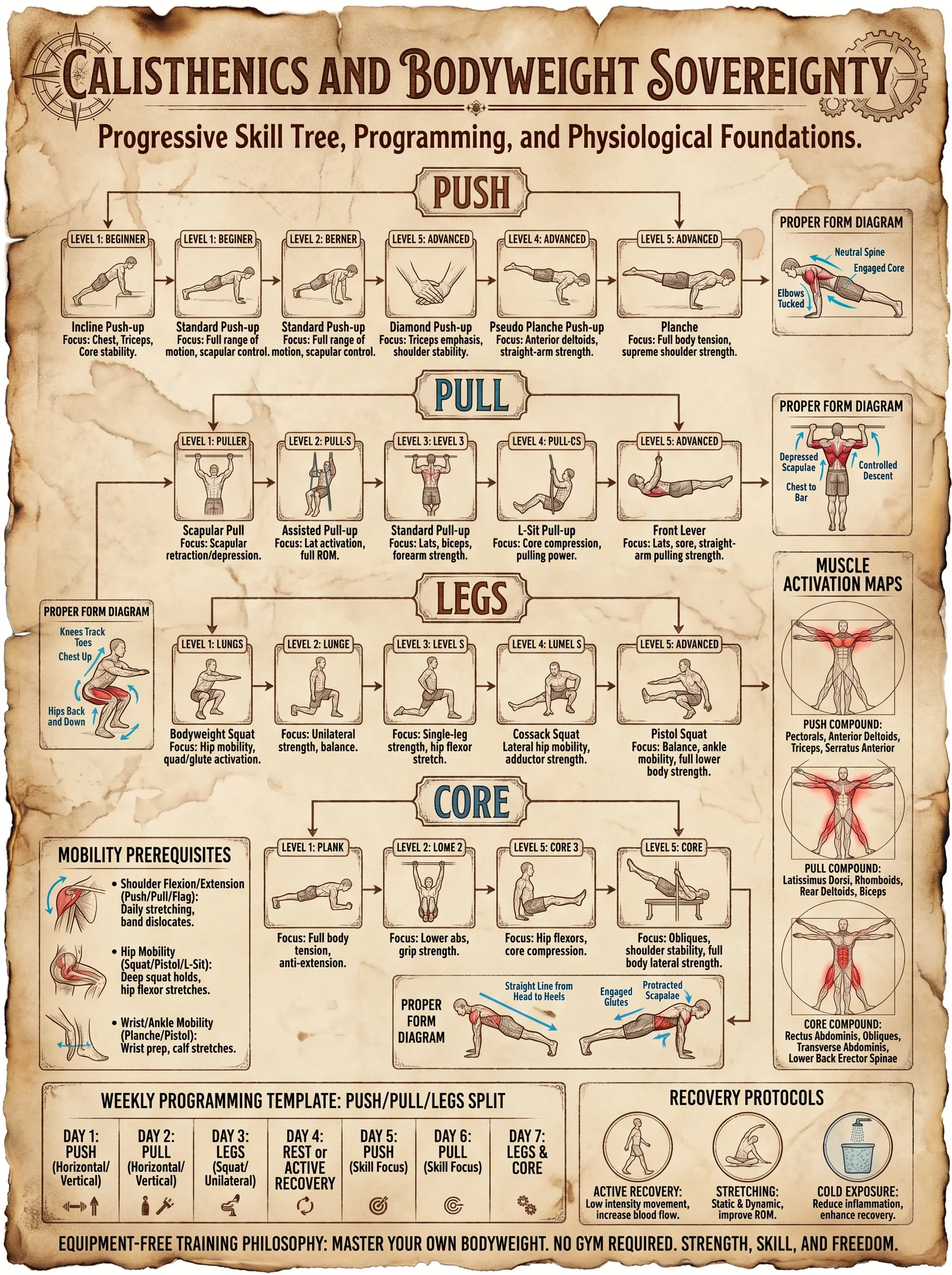 Calisthenics — Progressive Training