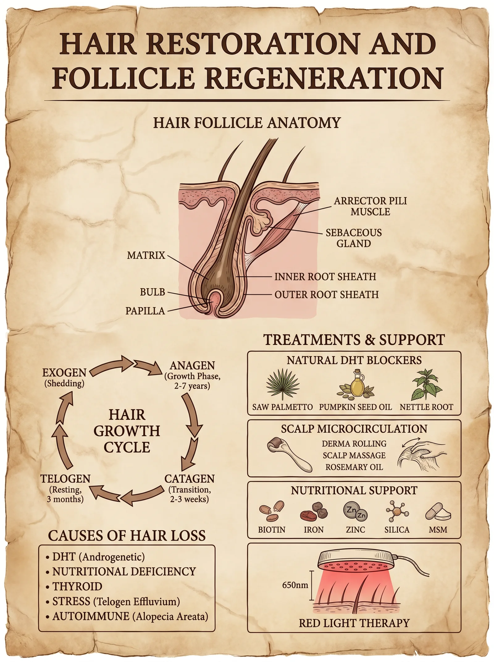 Hair Restoration — Follicle Regeneration