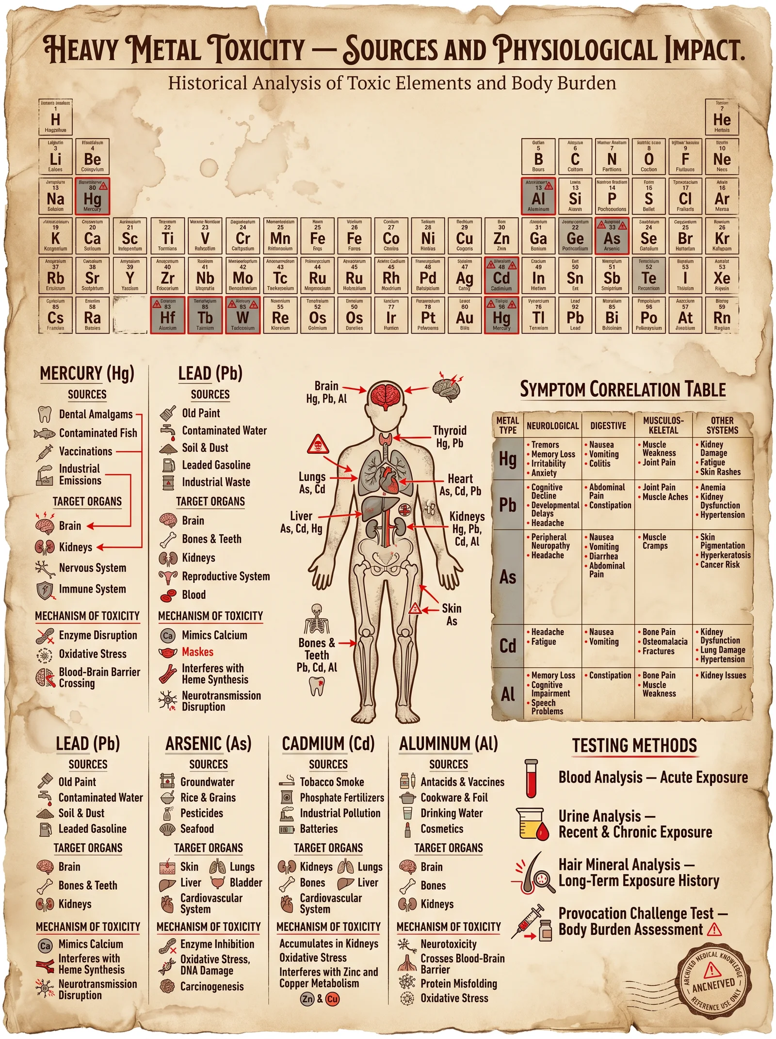 Heavy Metal Toxicity — Sources and Accumulation