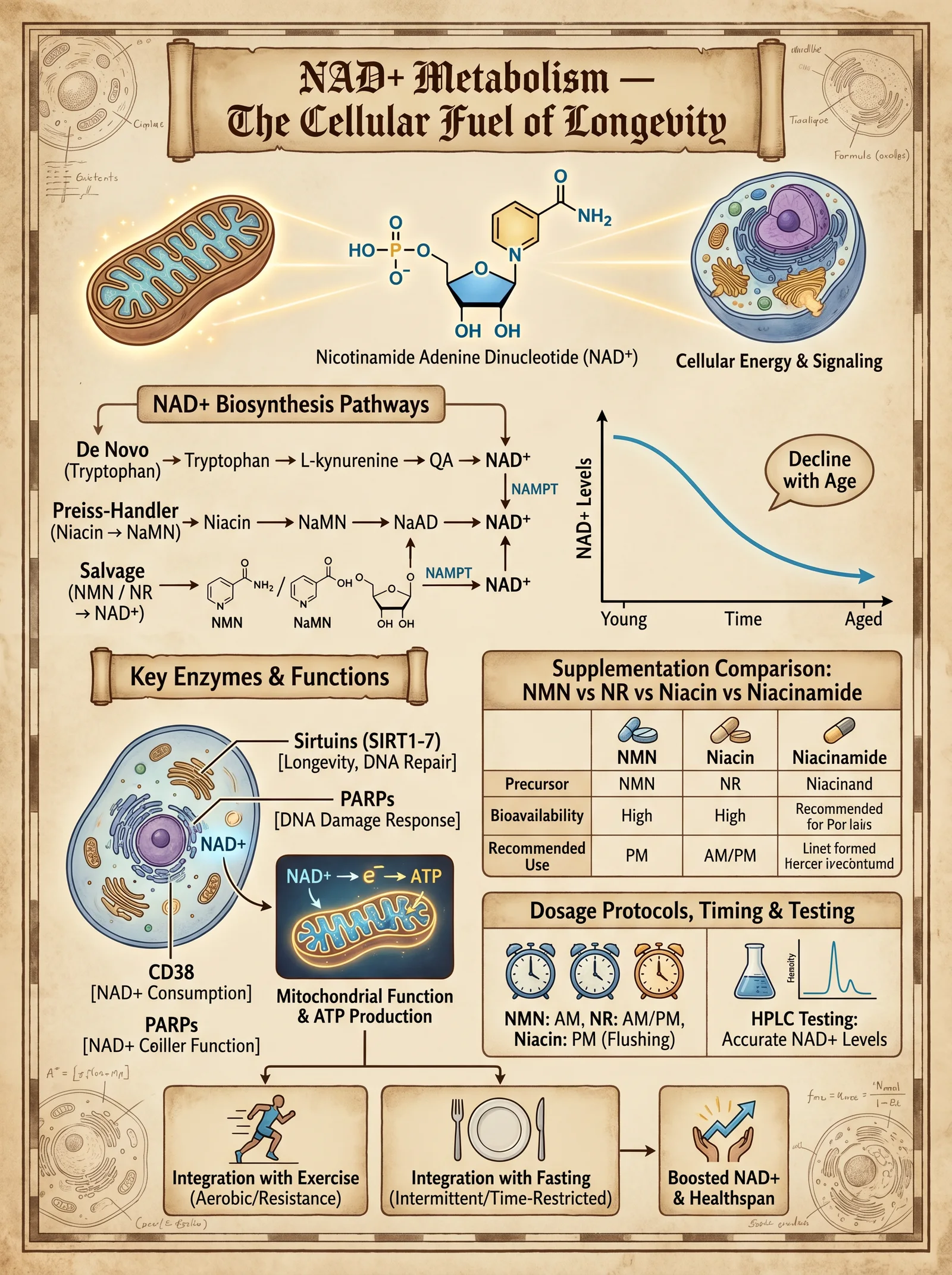 NAD+ Metabolism — Cellular Energy