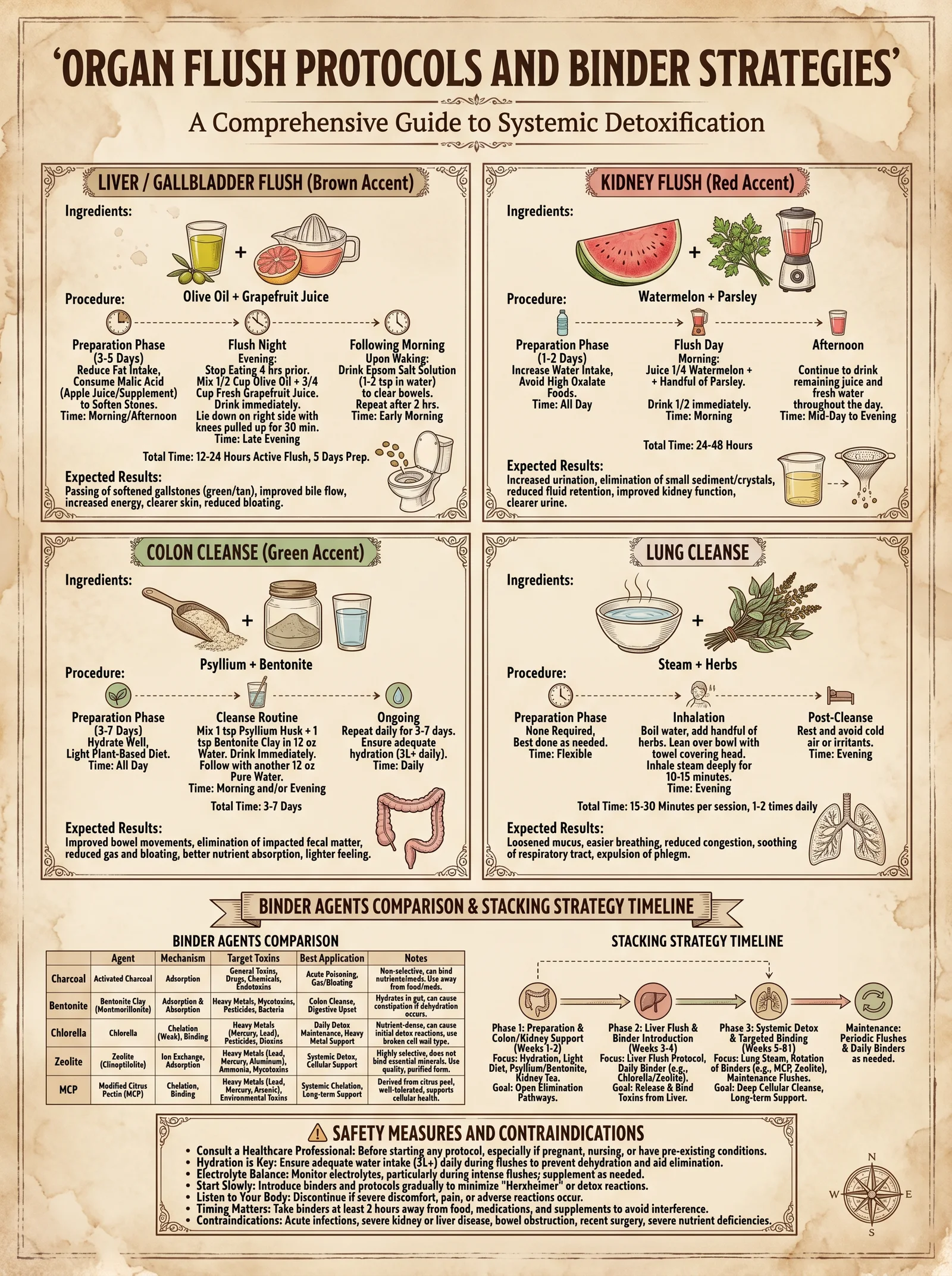 Organ Flushing Protocols