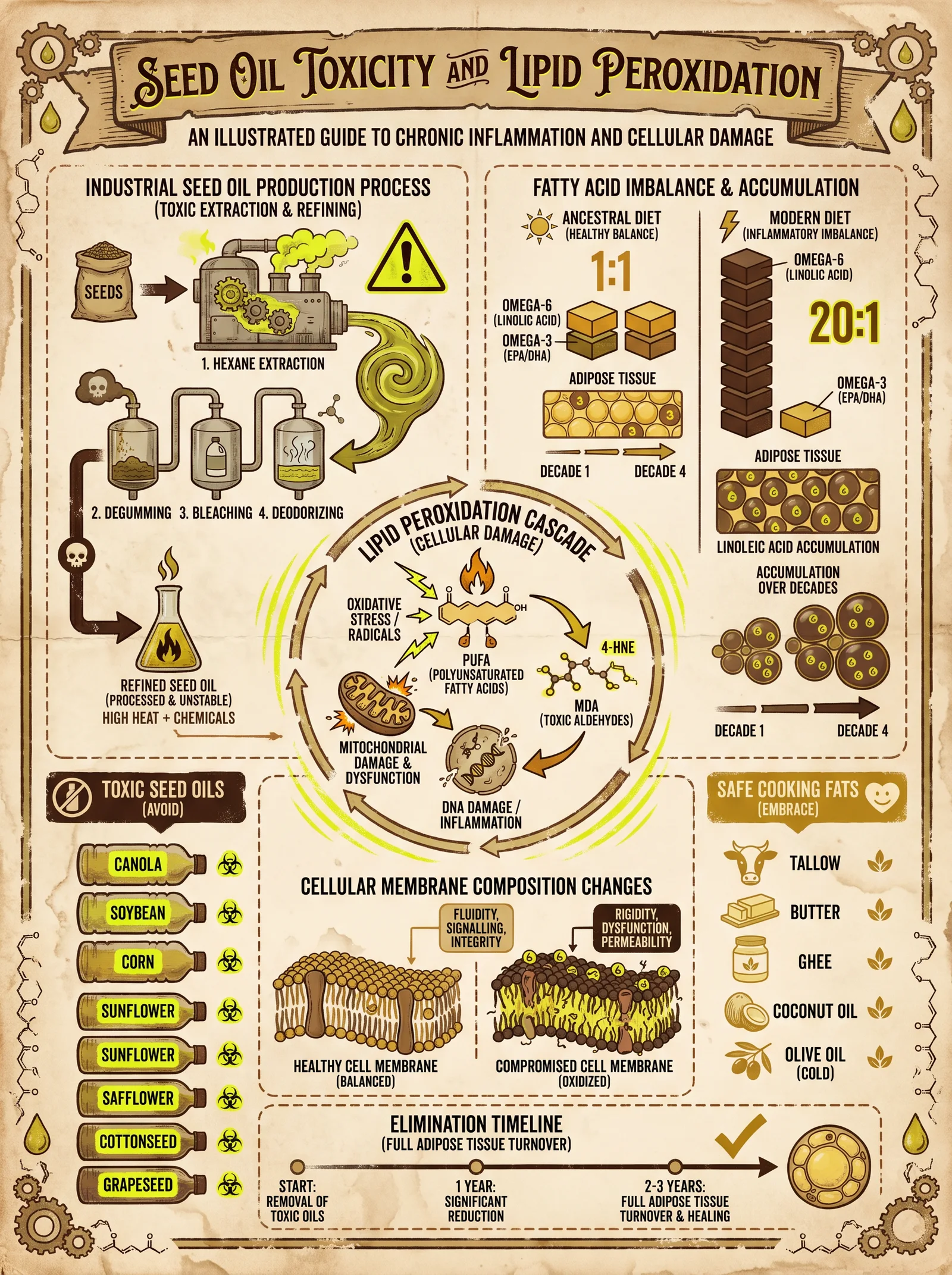 Seed Oil Toxicity — Lipid Peroxidation