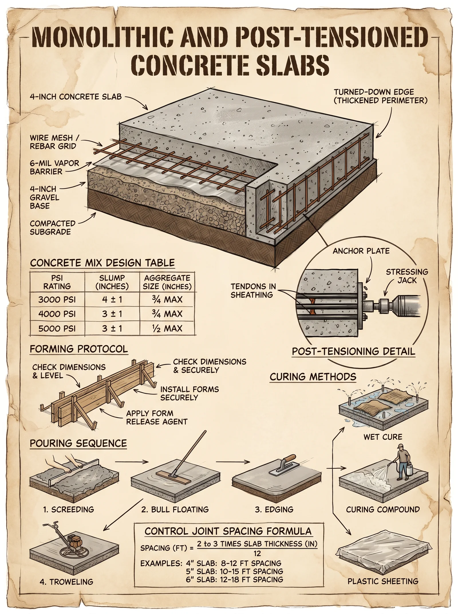 Concrete Slab Foundation — Monolithic Pour