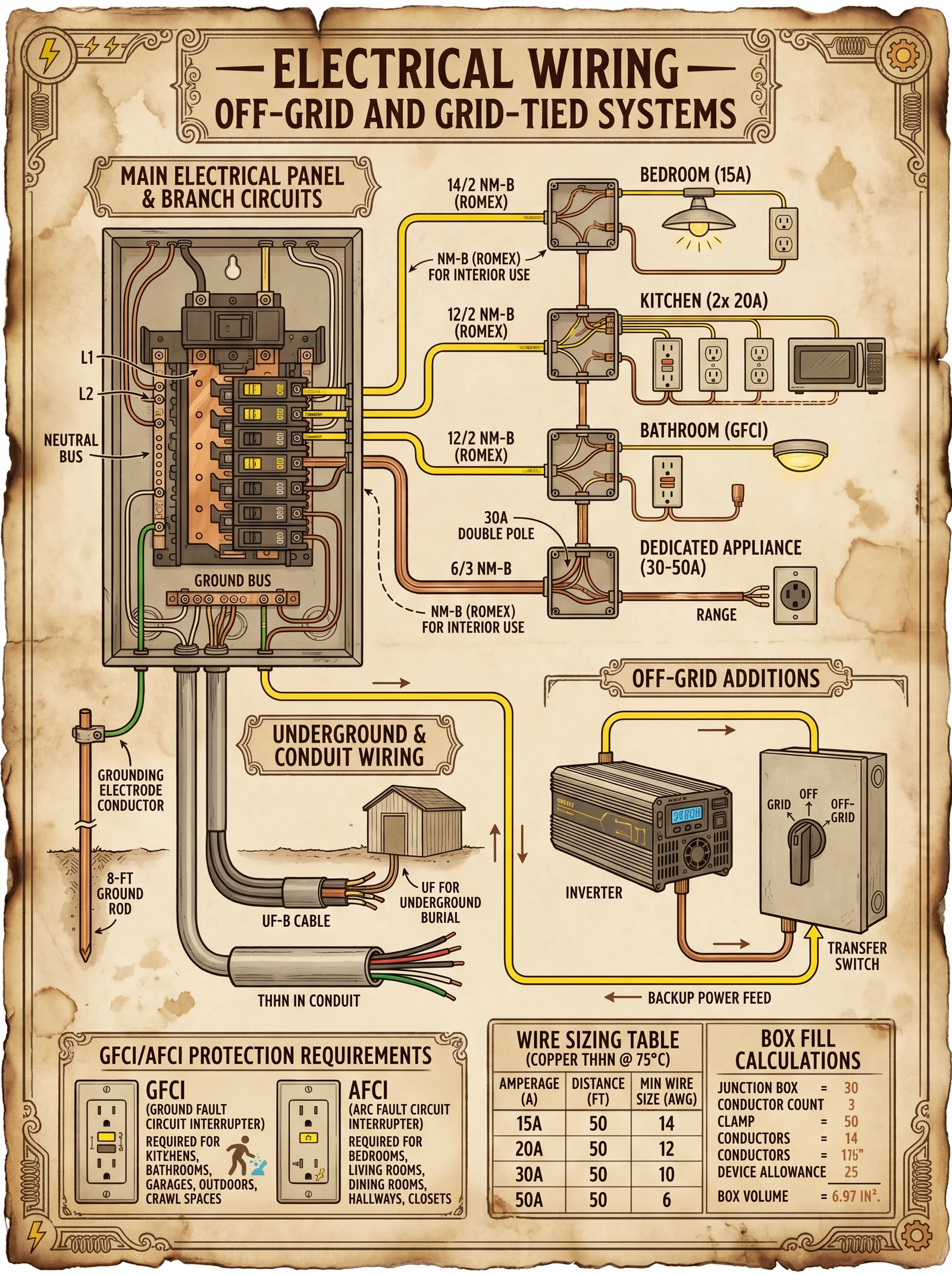 Electrical Wiring — Off-Grid and Grid-Tied