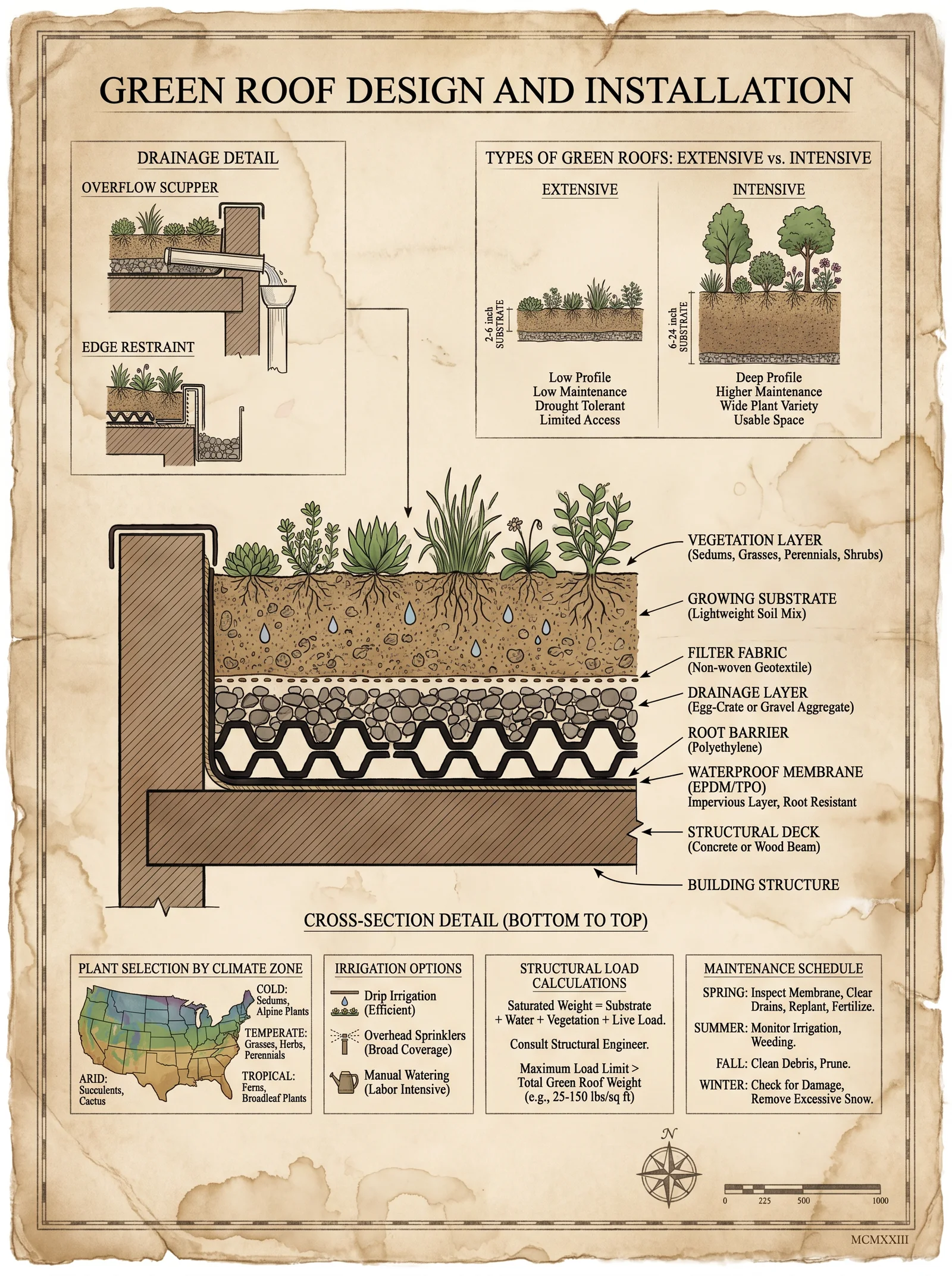 Green Roof Systems — Living Roof Layers