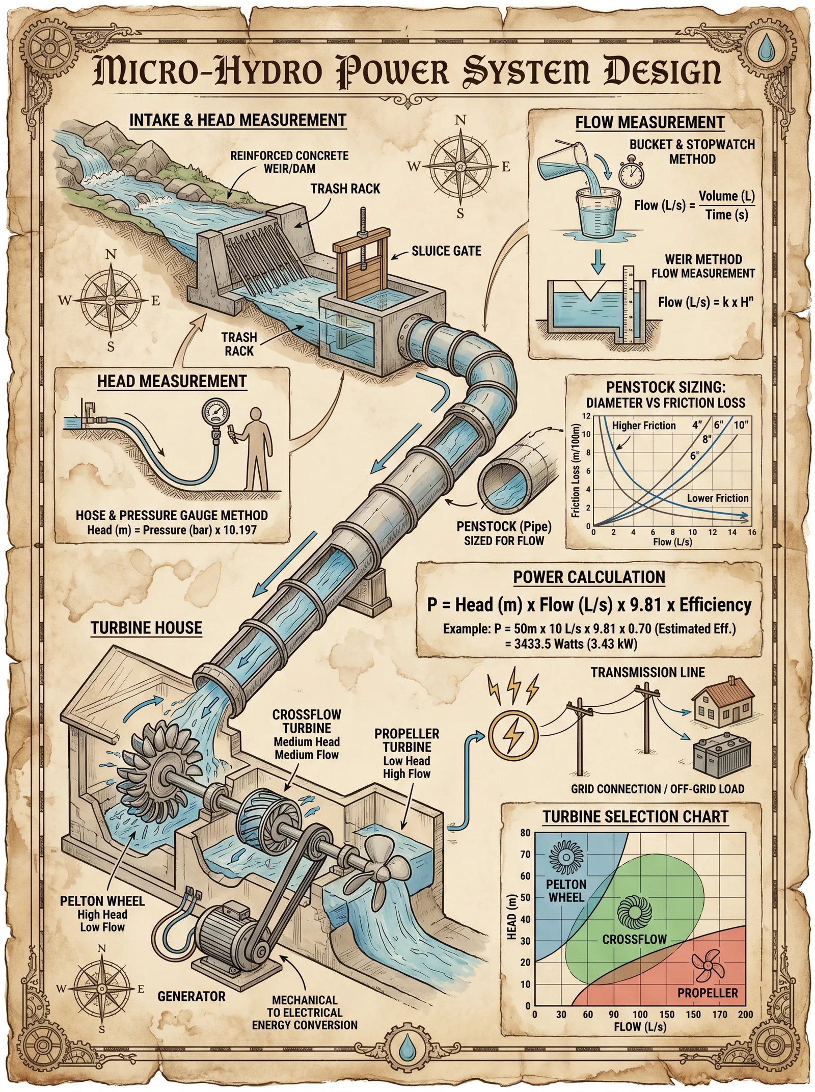 Micro-Hydro Power System Design