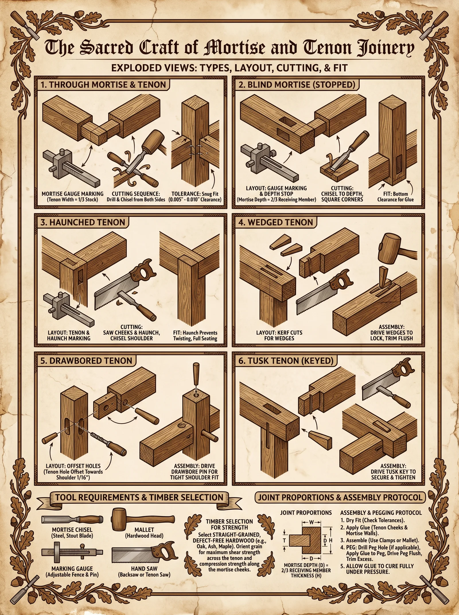 Mortise and Tenon Joinery — Traditional Connections