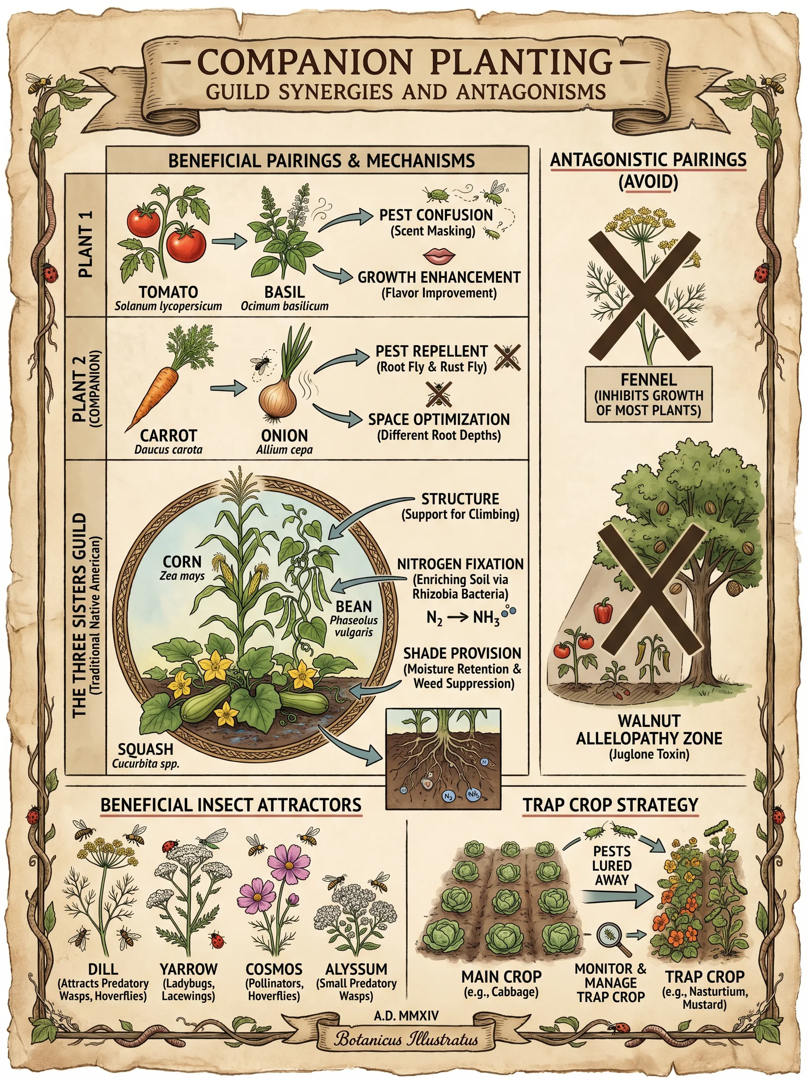 Companion Planting Matrix