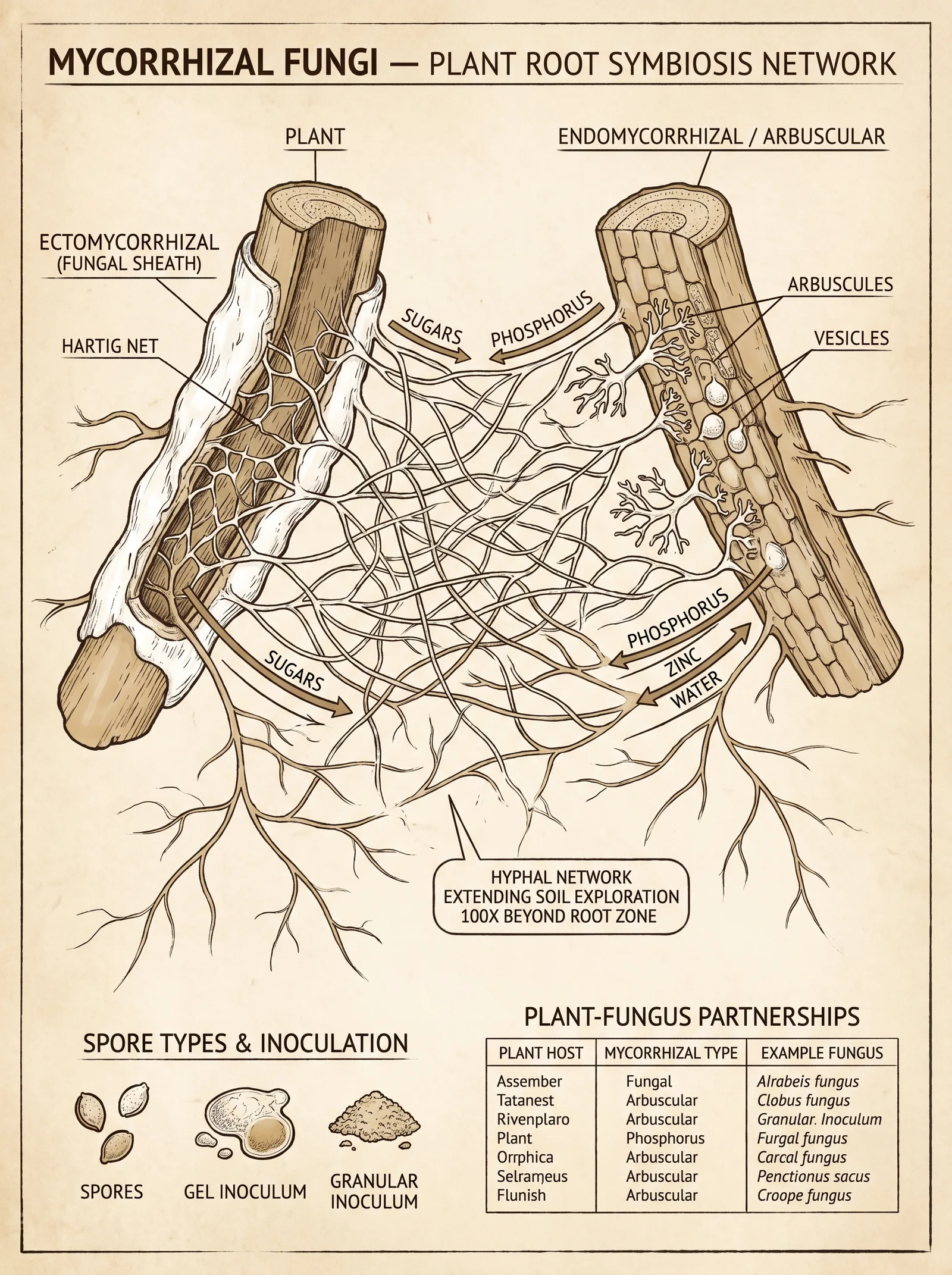 Mycorrhizal Fungal Networks