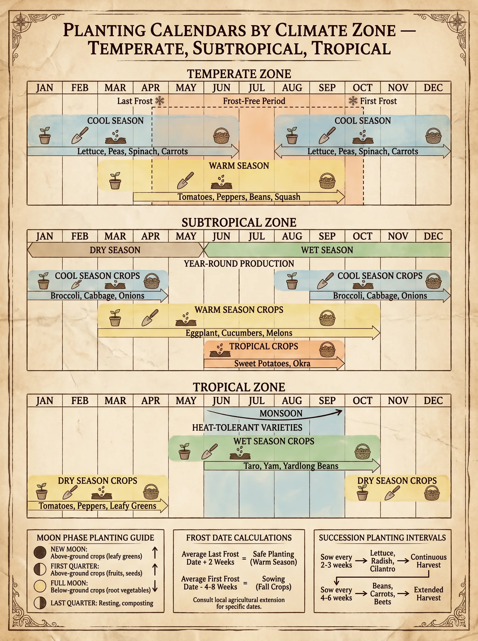Planting Calendars and Timing