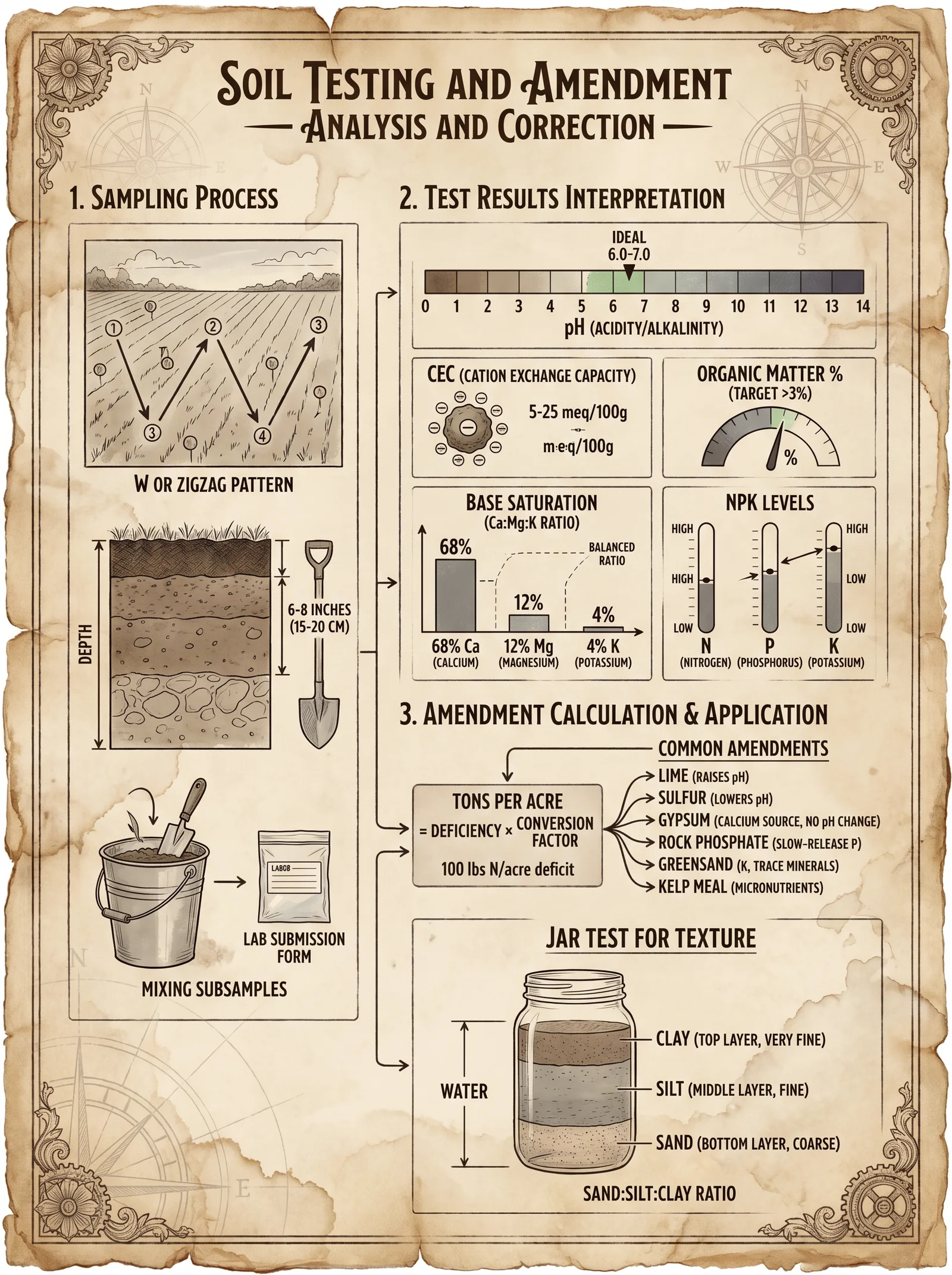 Soil Testing and Amendment