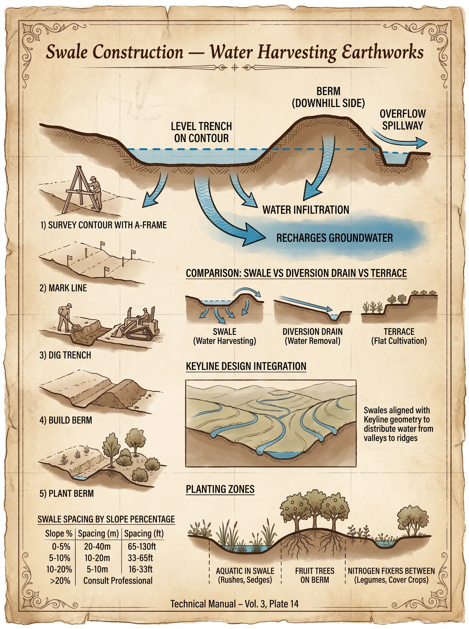 Swales and Earthworks