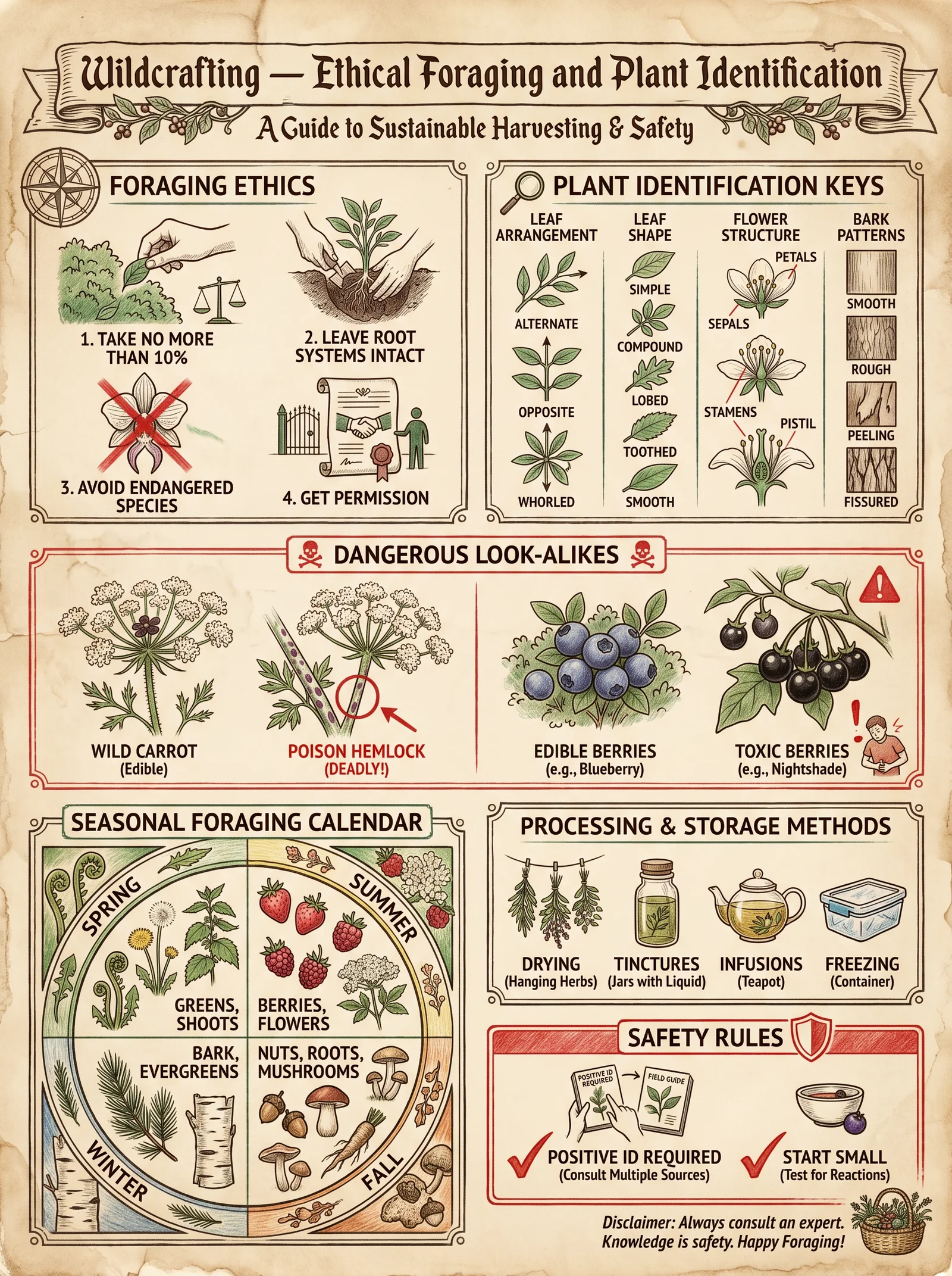 Wildcrafting and Ethical Foraging
