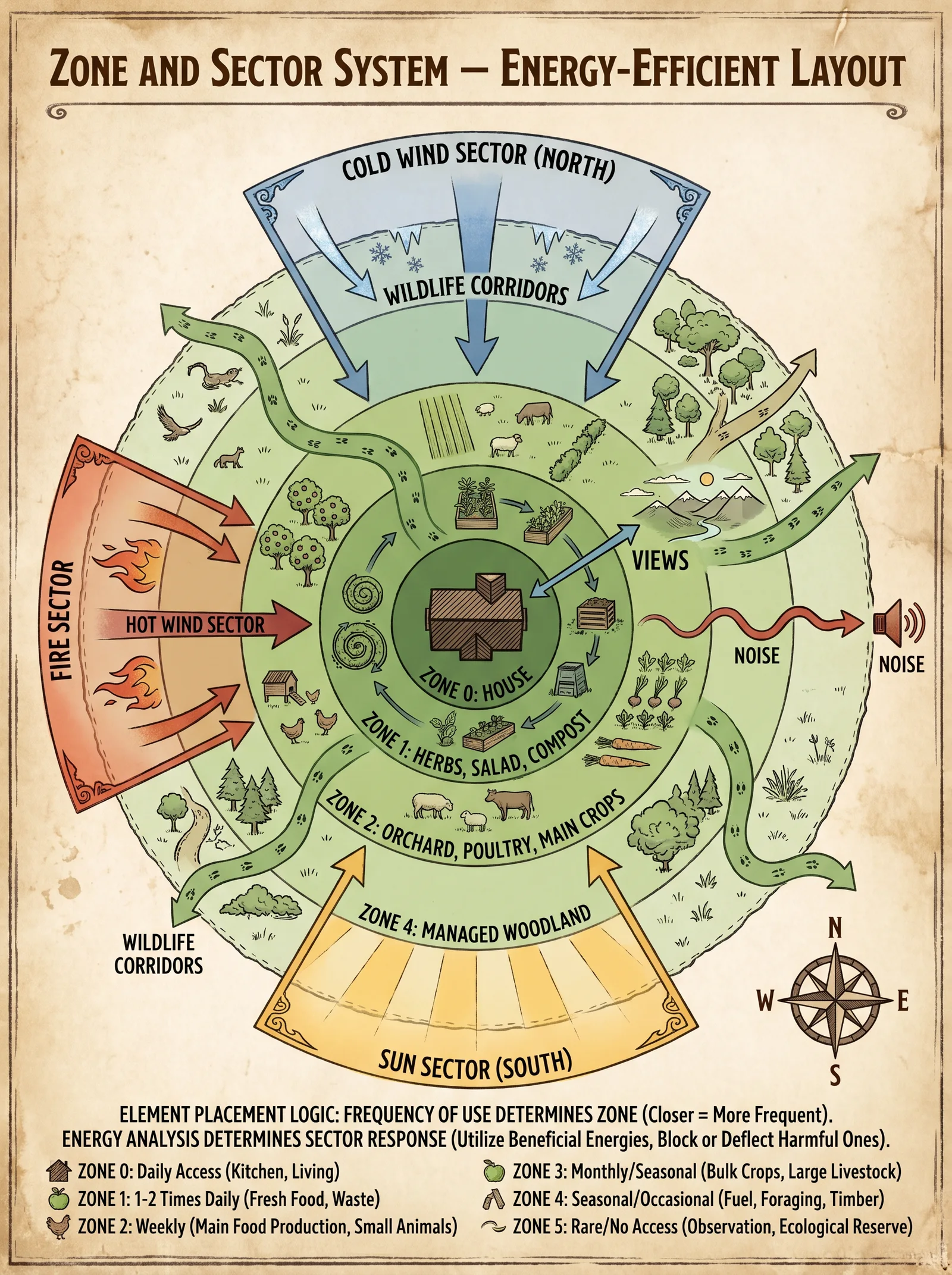 Zones and Sectors Analysis