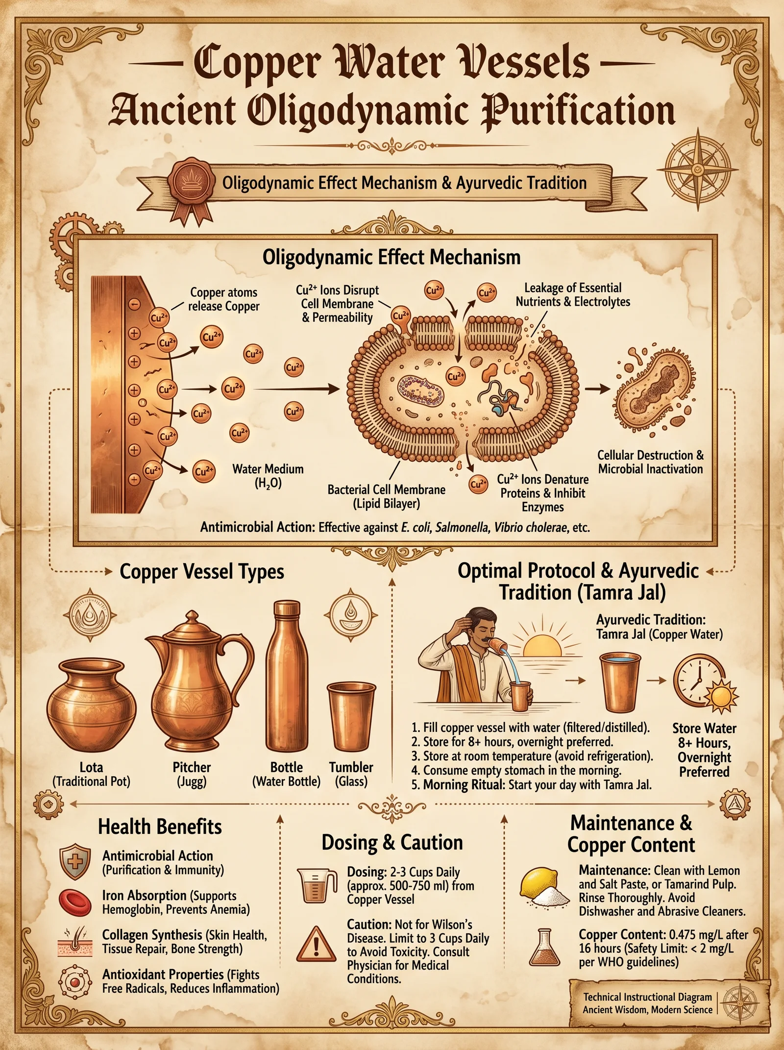 Copper Water Purification