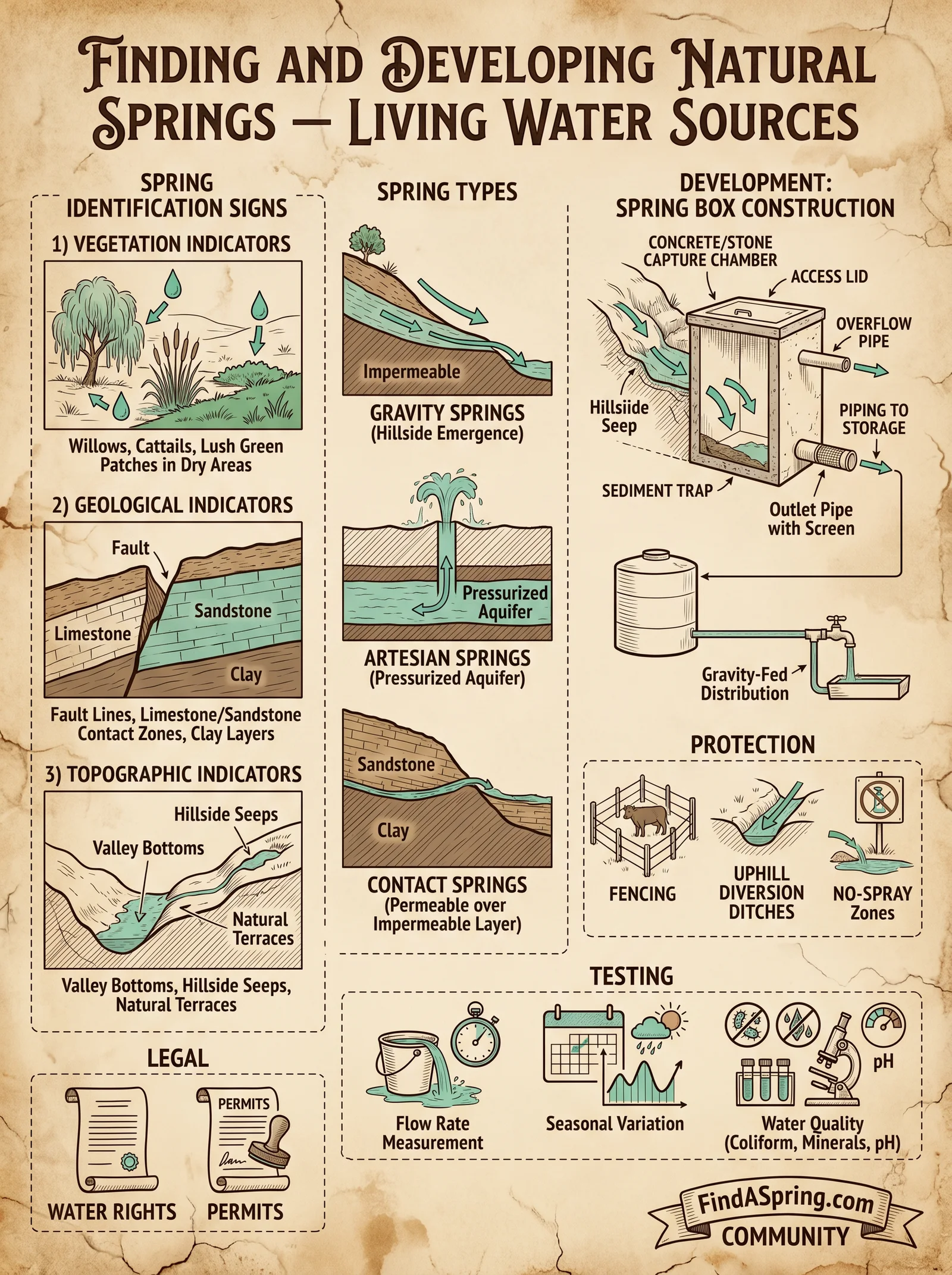 Finding and Protecting Living Springs