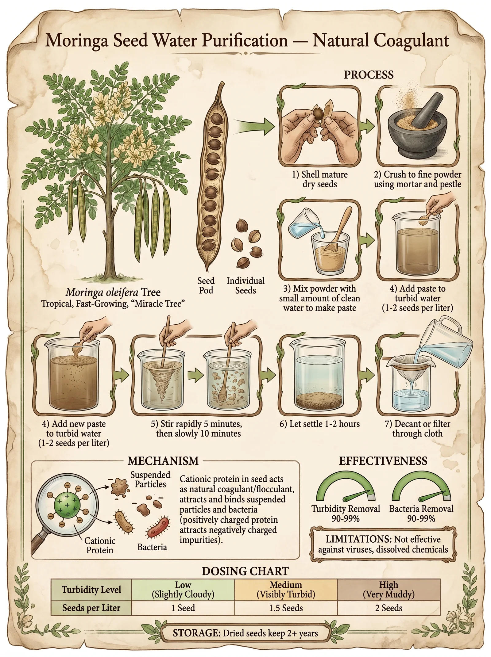 Natural Coagulant Water Treatment