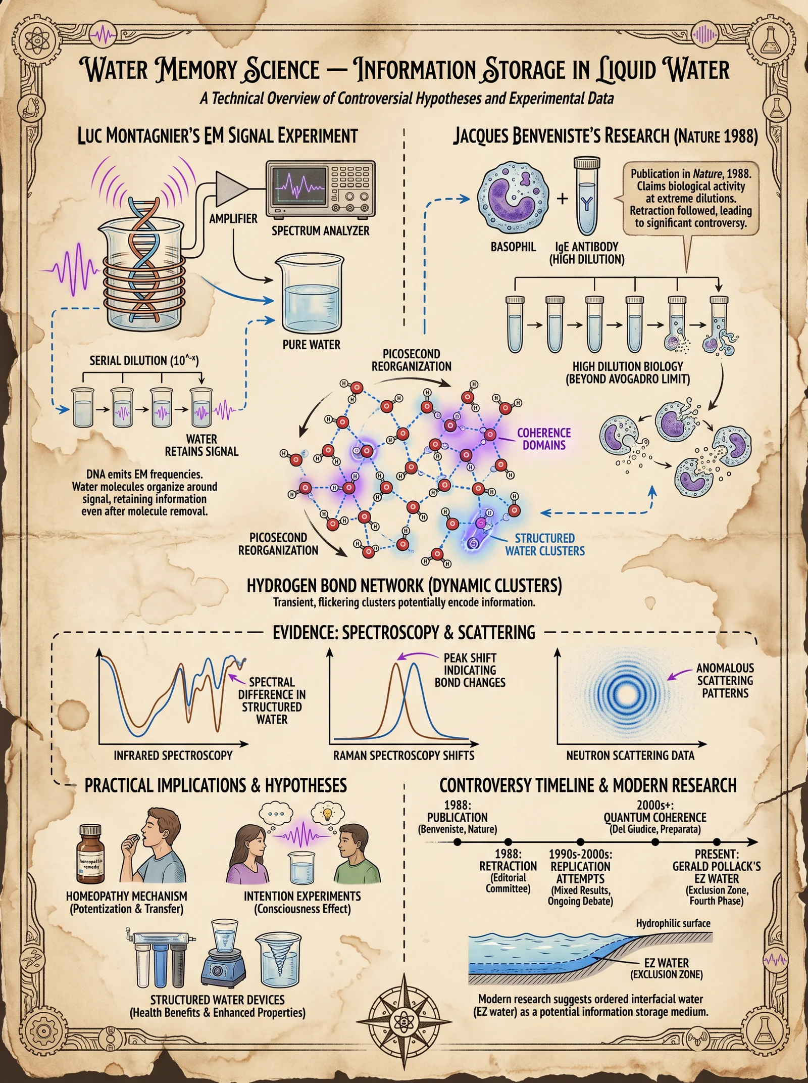 Water Memory and Information Storage