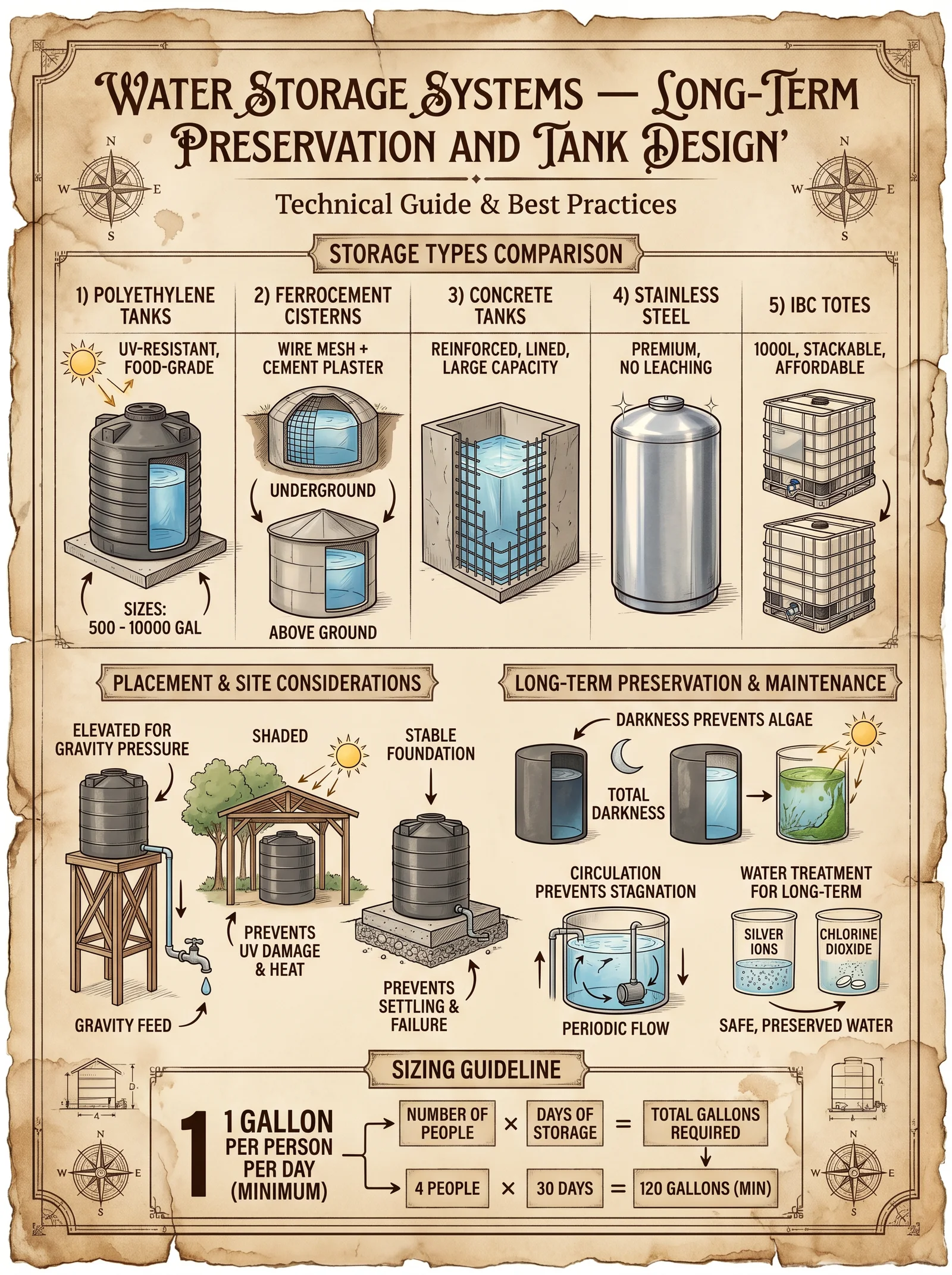 Long-Term Water Storage