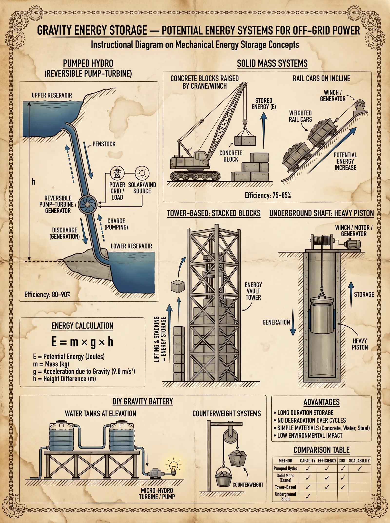 Gravity-Based Energy Storage