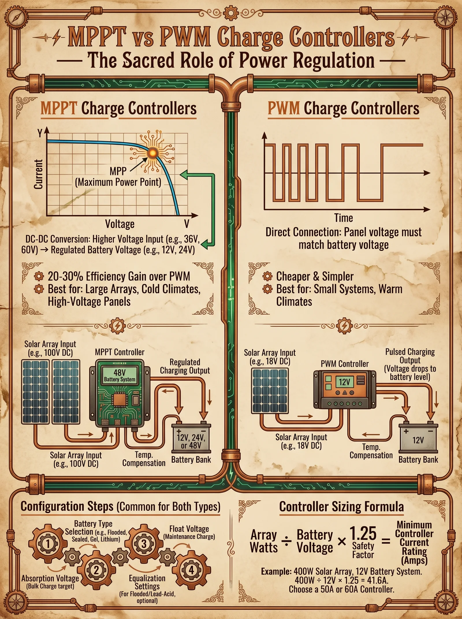 MPPT Charge Controller Systems