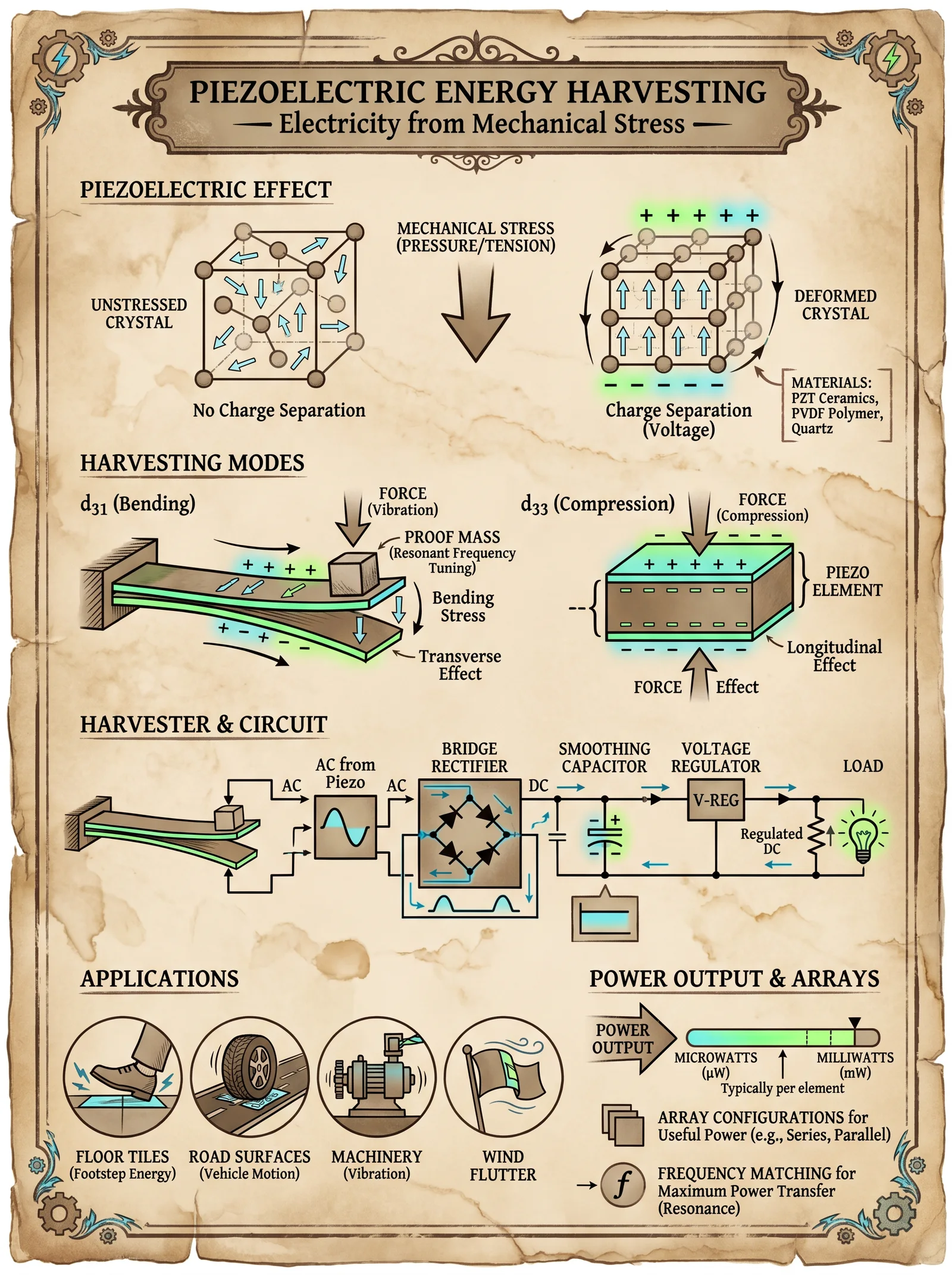 Piezoelectric Energy Harvesting