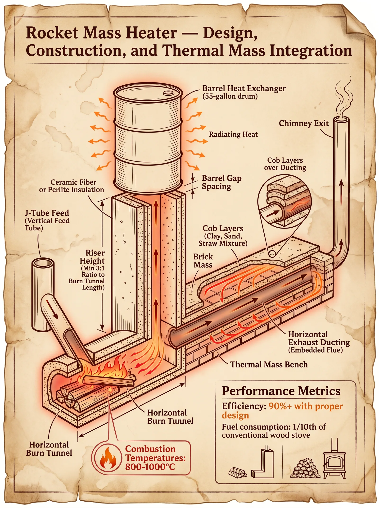 Rocket Mass Heater Design