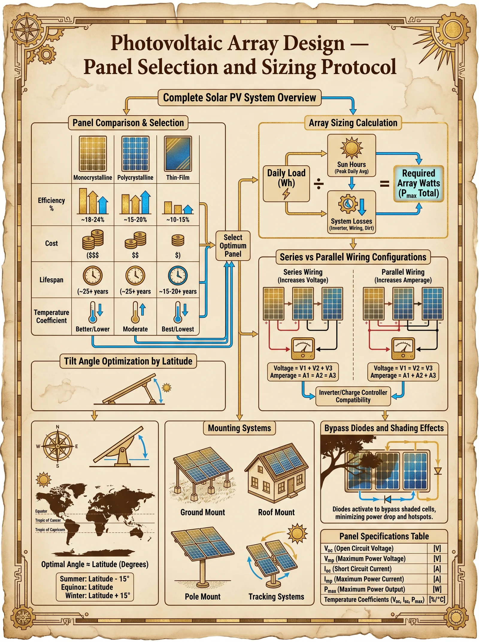 Photovoltaic Array Design