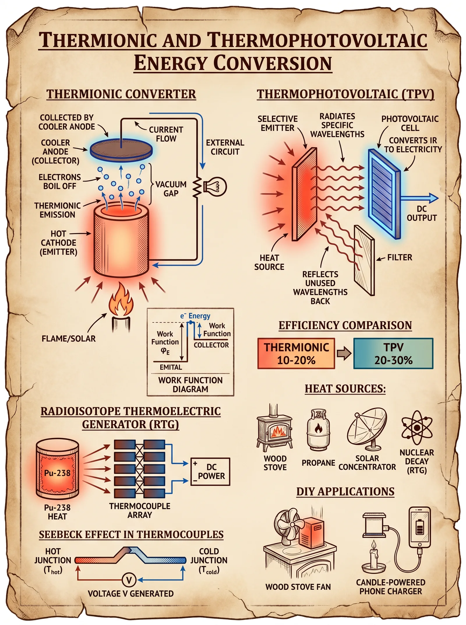 Thermionic Converter Design